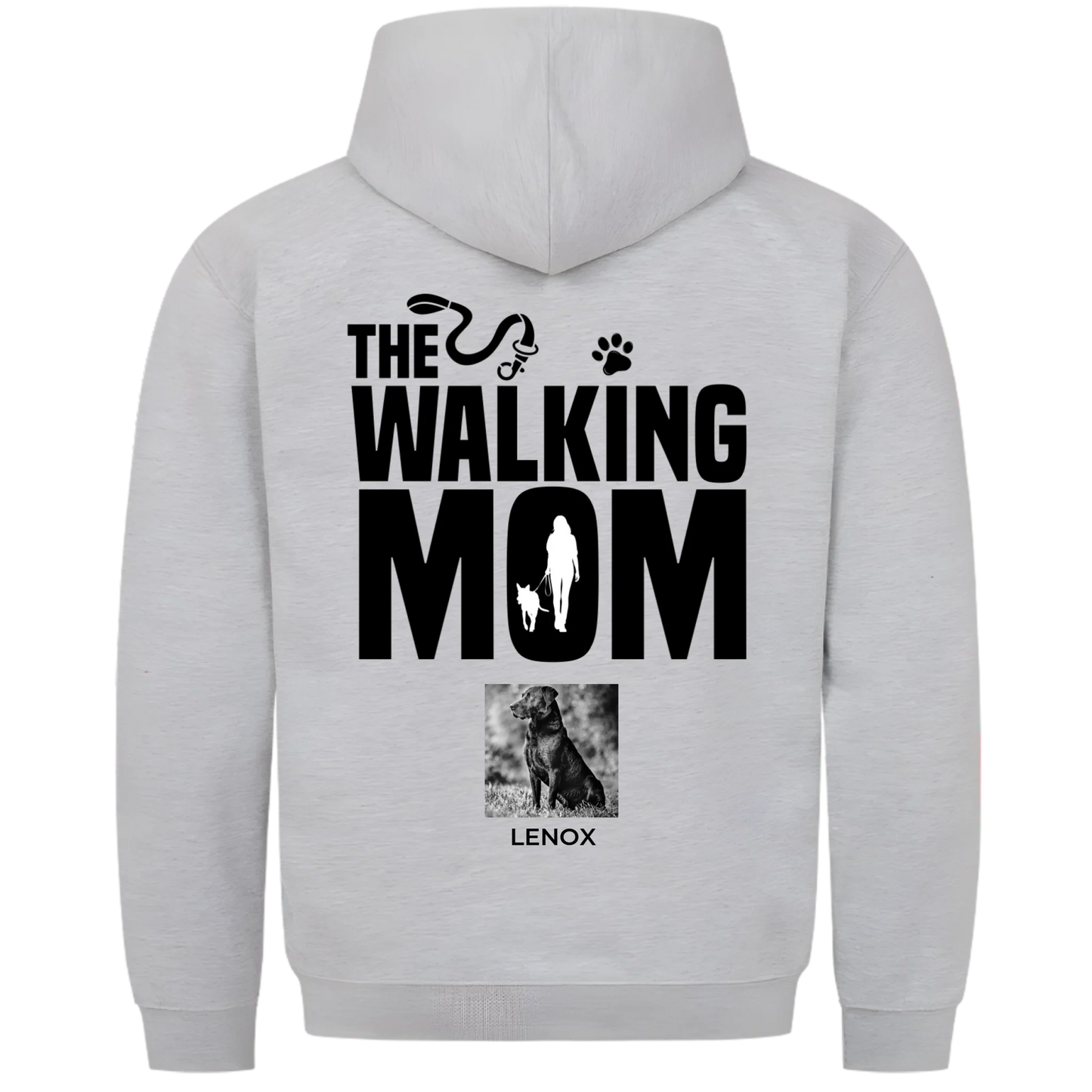 1000x1000 hoodie grau meliert hinten