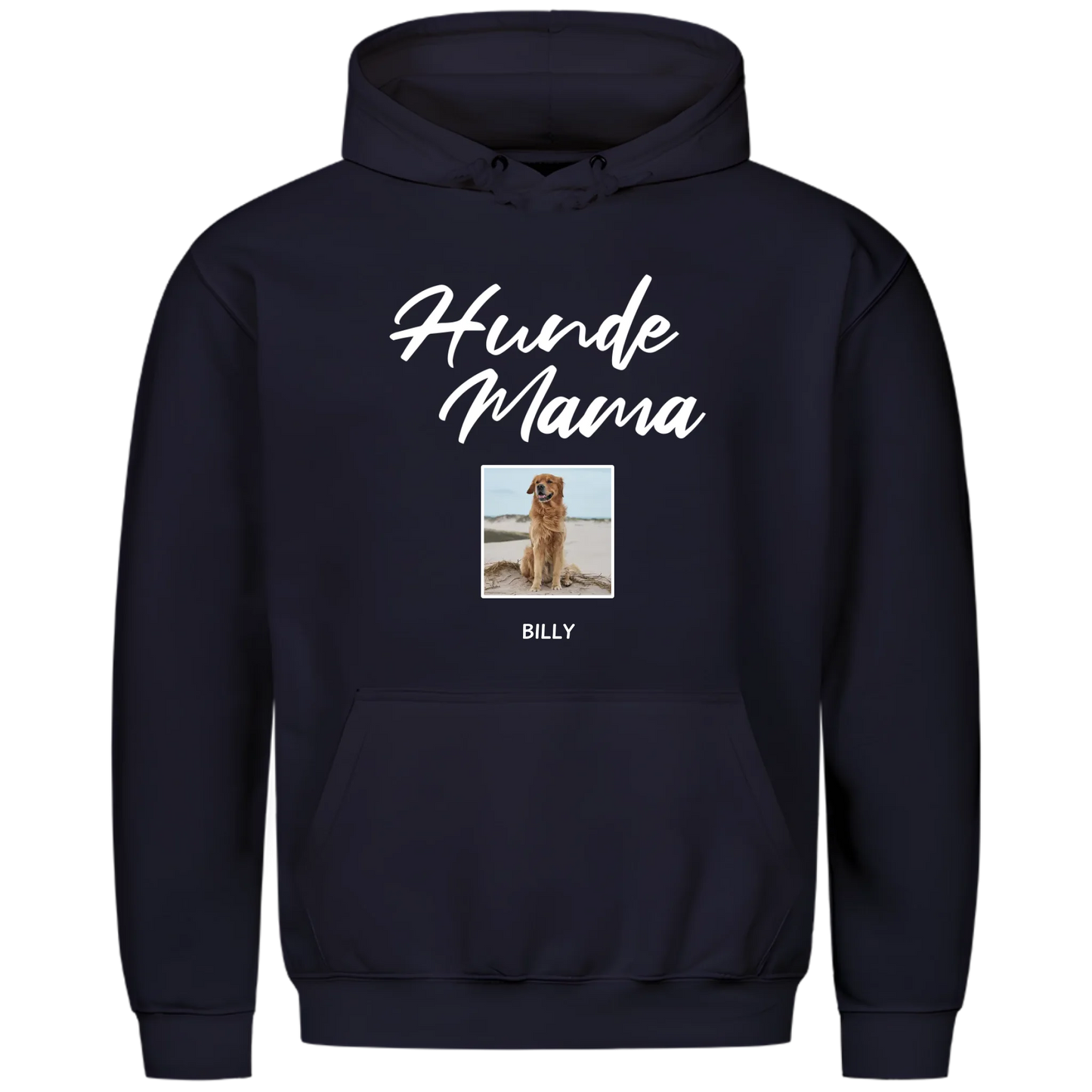1000x1000 hoodie Blau vorne