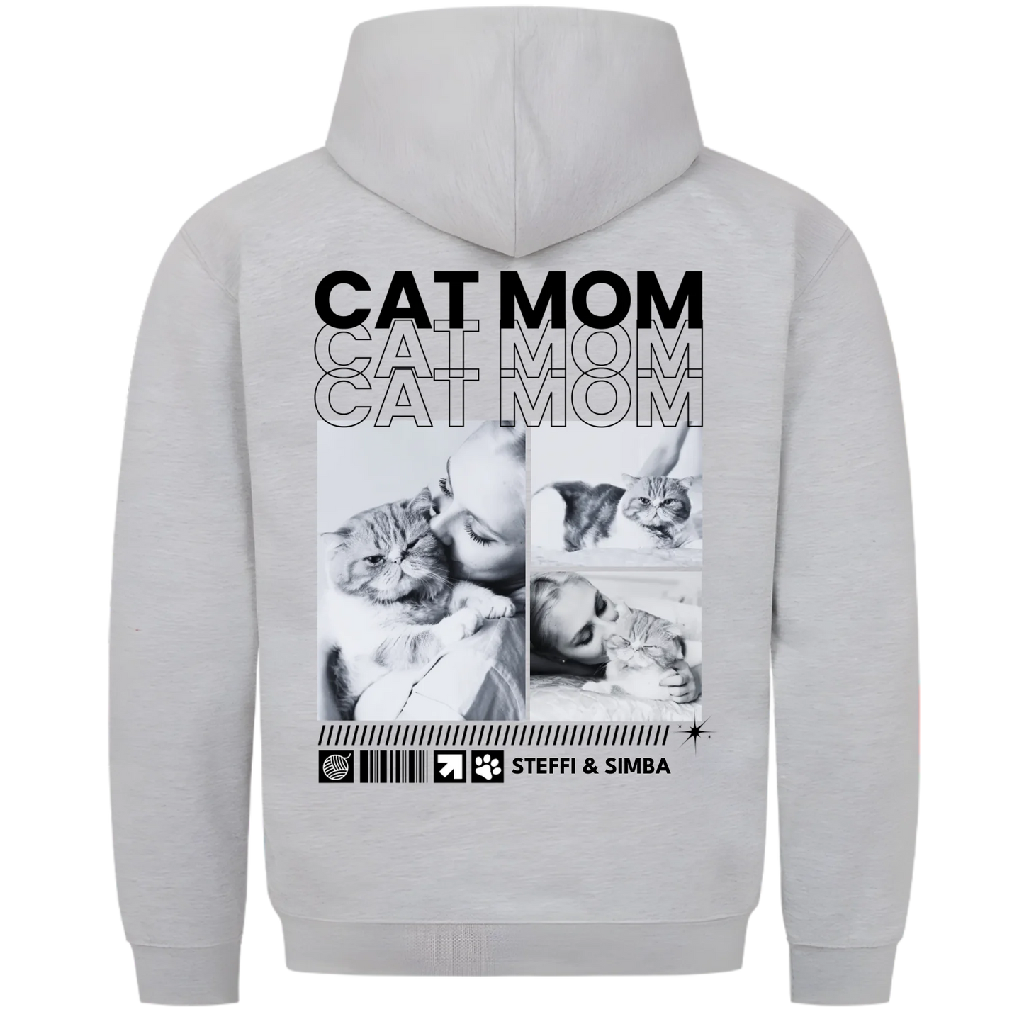 1000x1000 hoodie grau meliert hinten