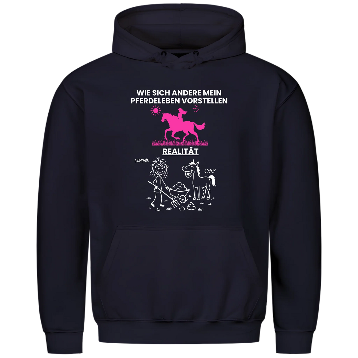 1000x1000 hoodie Blau vorne