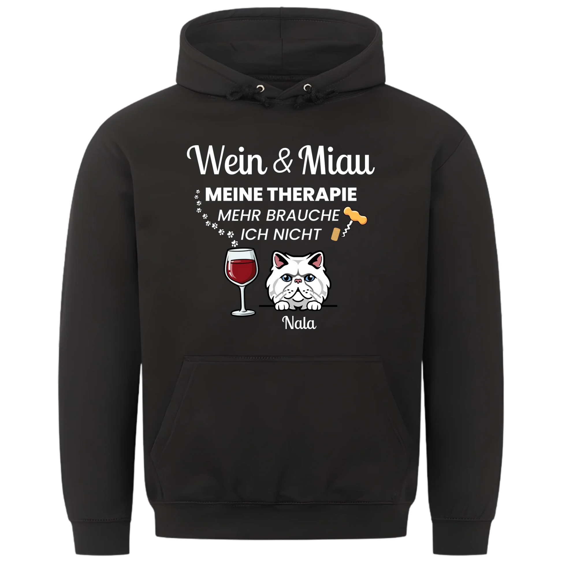 1000x1000 hoodie Schwarz vorne