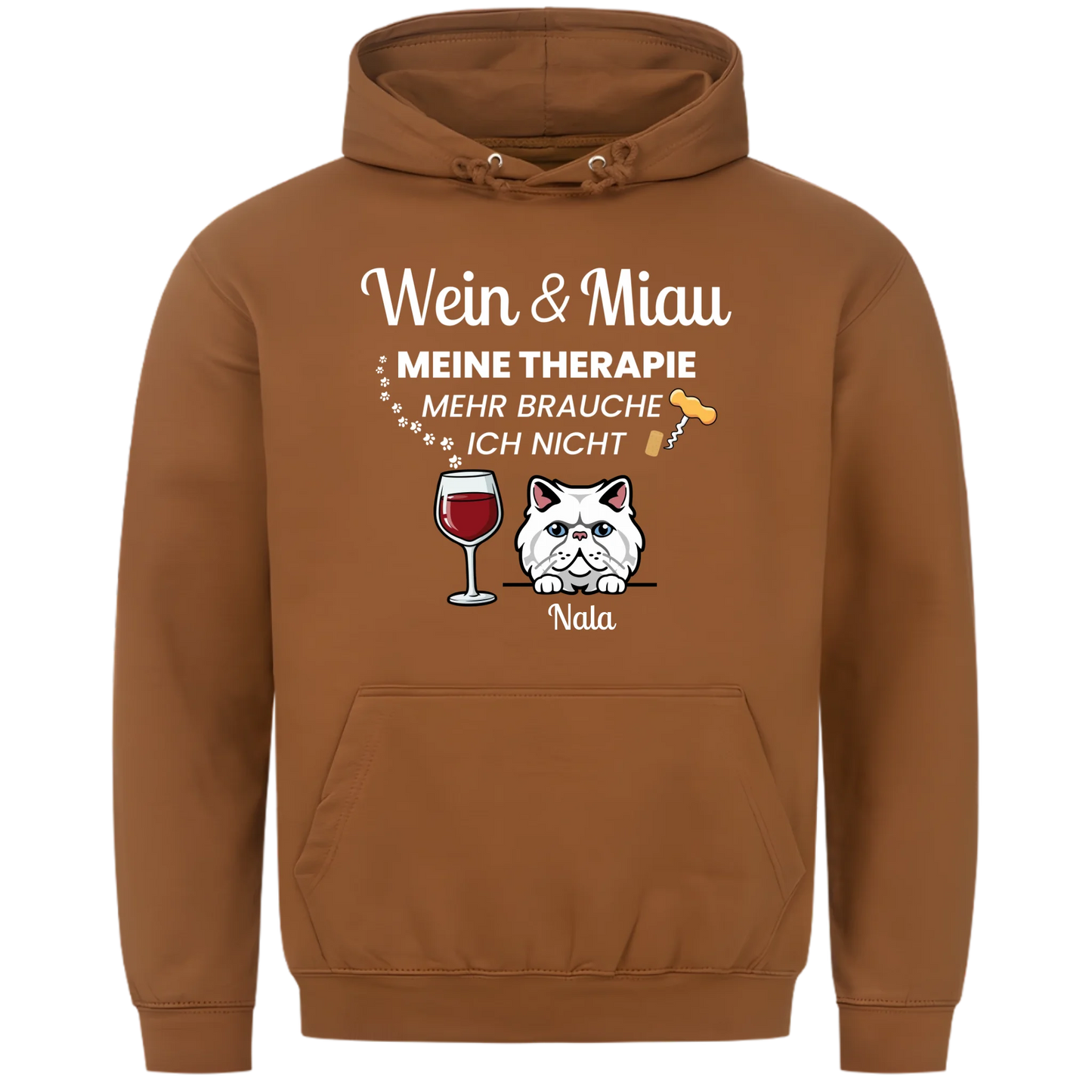 1000x1000 hoodie hellbraun vorne
