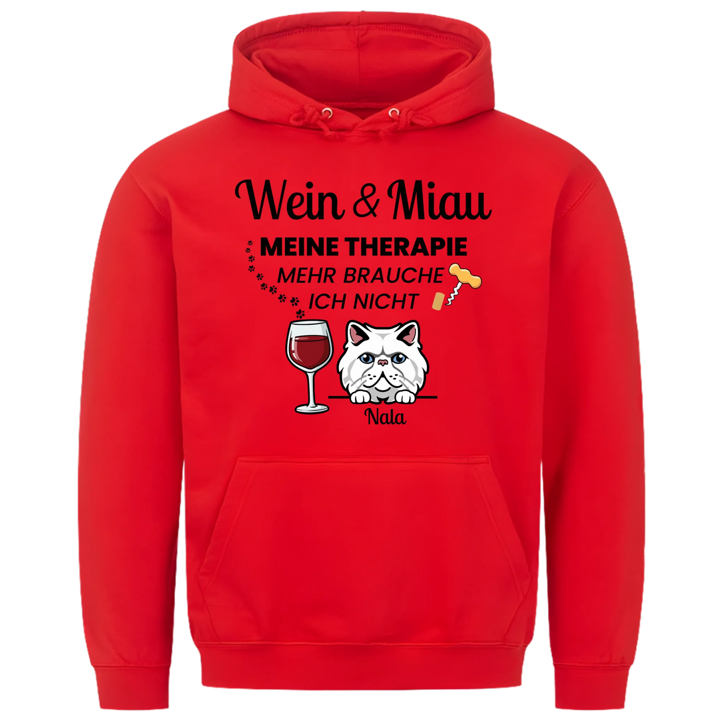 1000x1000 hoodie rot vorne