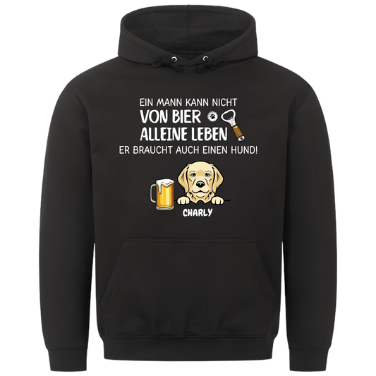 1000x1000 hoodie Schwarz vorne