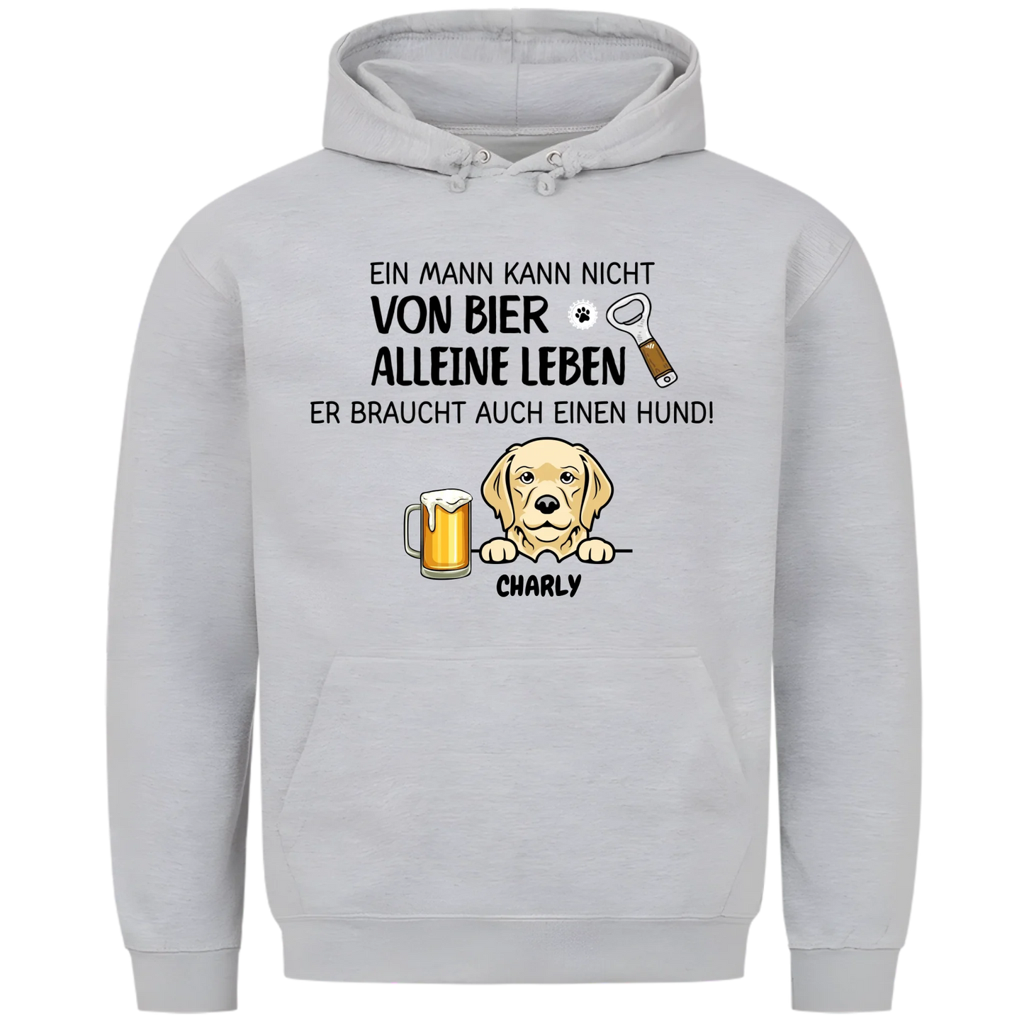 1000x1000 hoodie grau meliert vorne