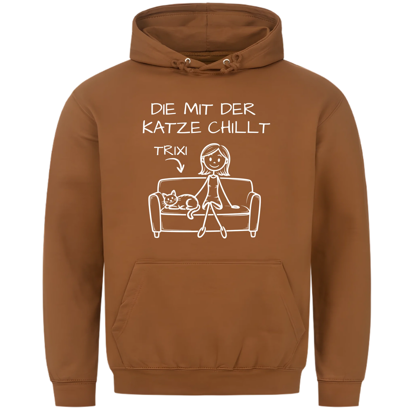 1000x1000 hoodie hellbraun vorne