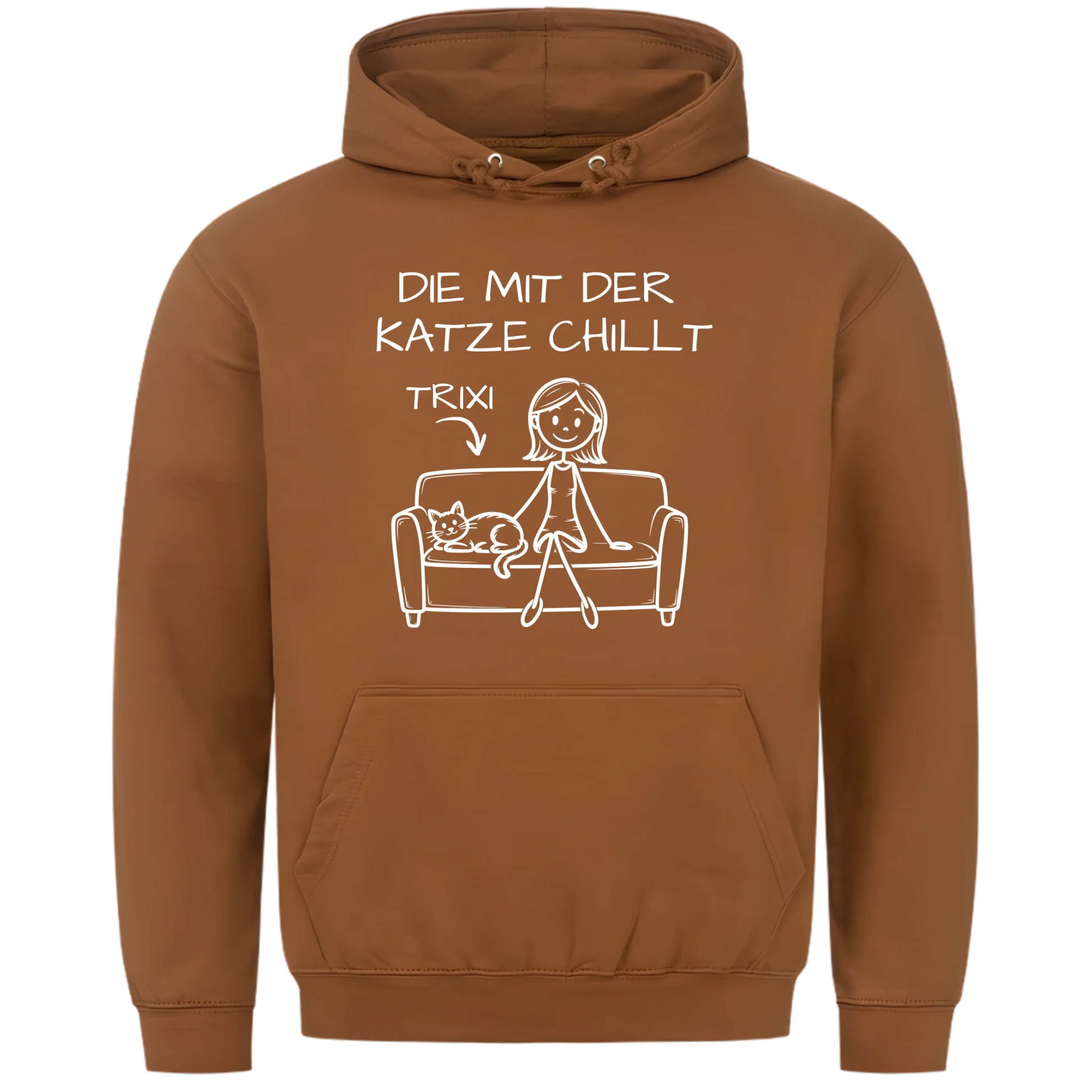 1000x1000 hoodie hellbraun vorne