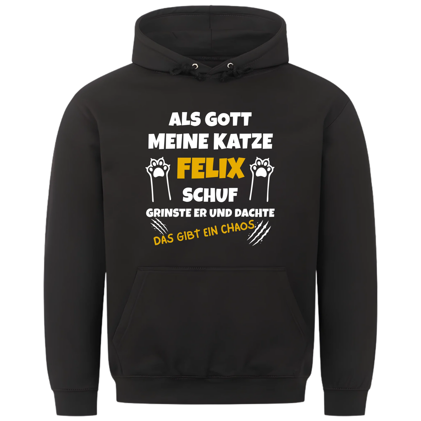 1000x1000 hoodie Schwarz vorne