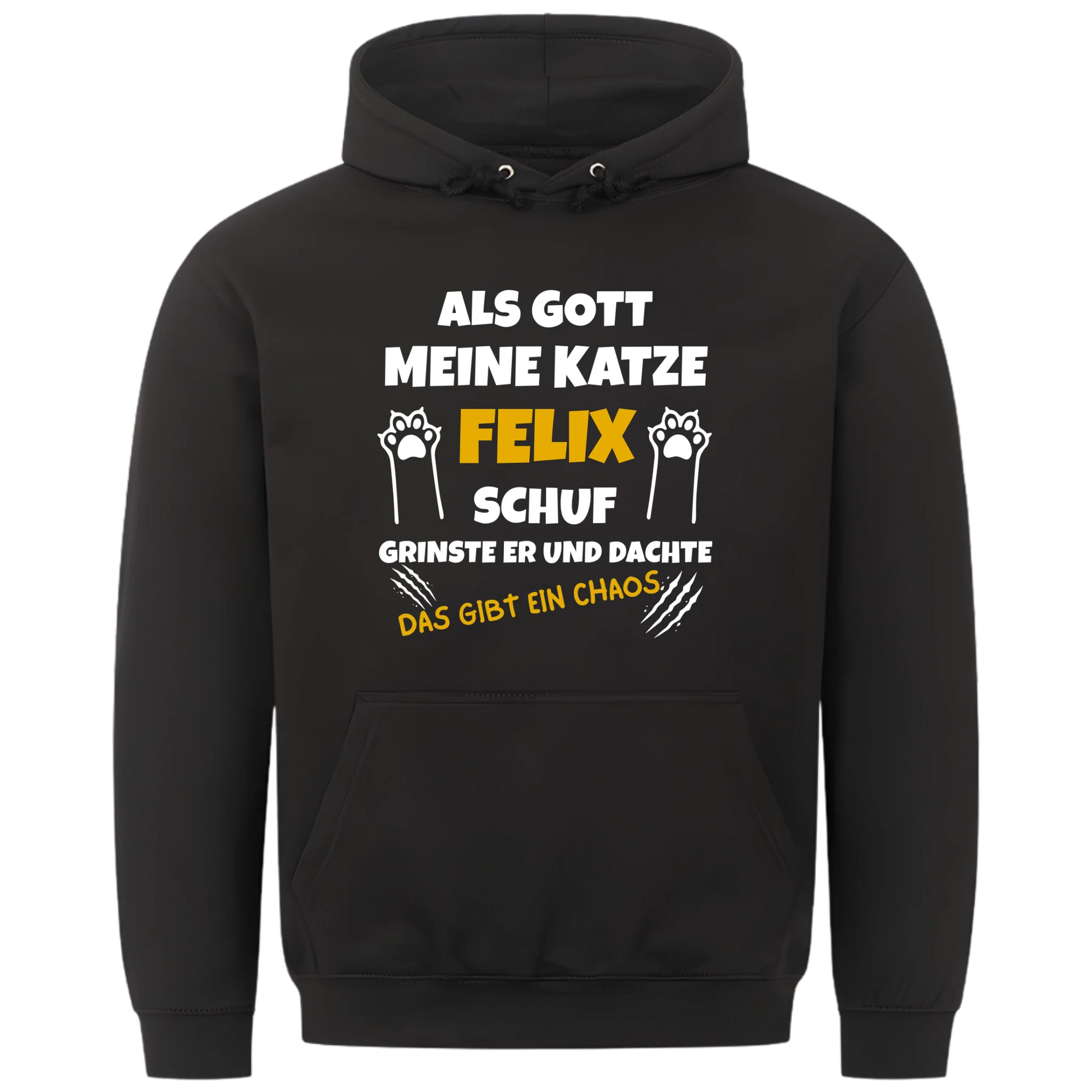 1000x1000 hoodie Schwarz vorne