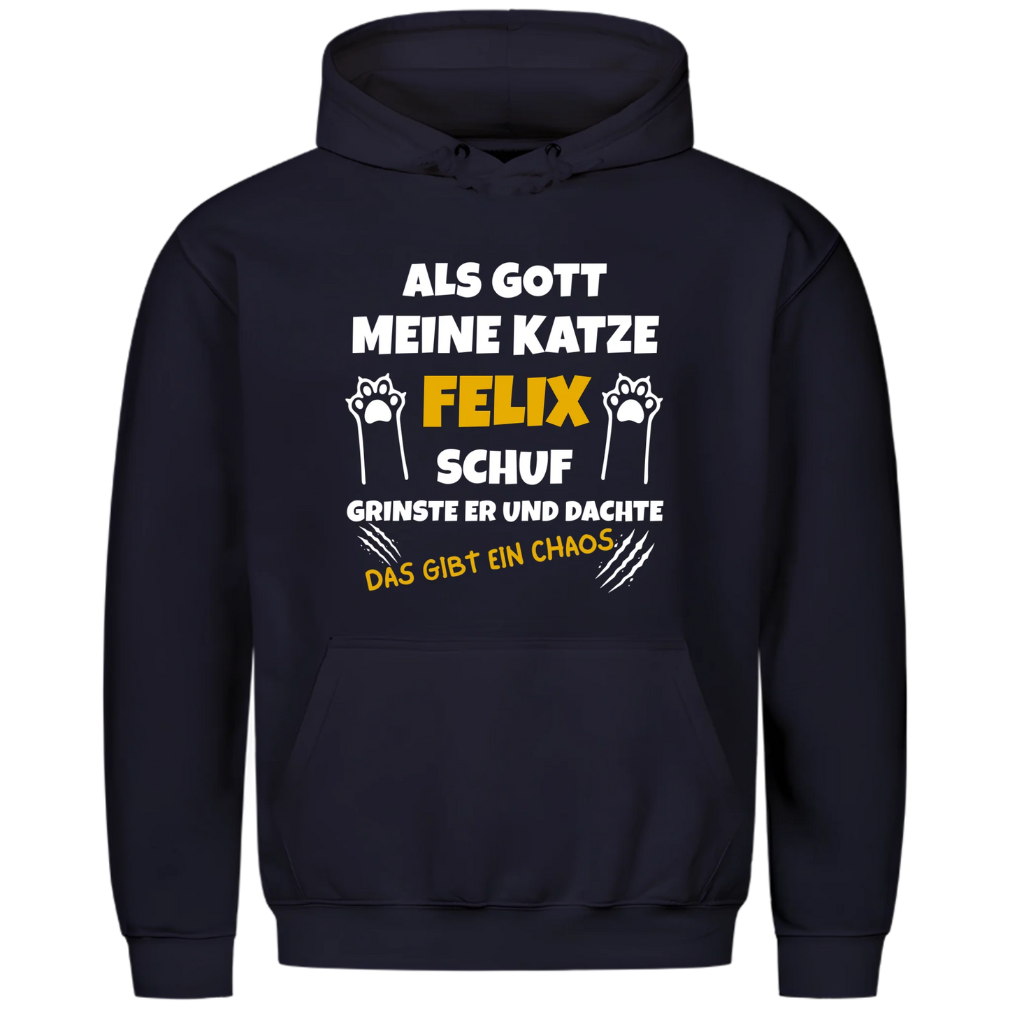 1000x1000 hoodie Blau vorne