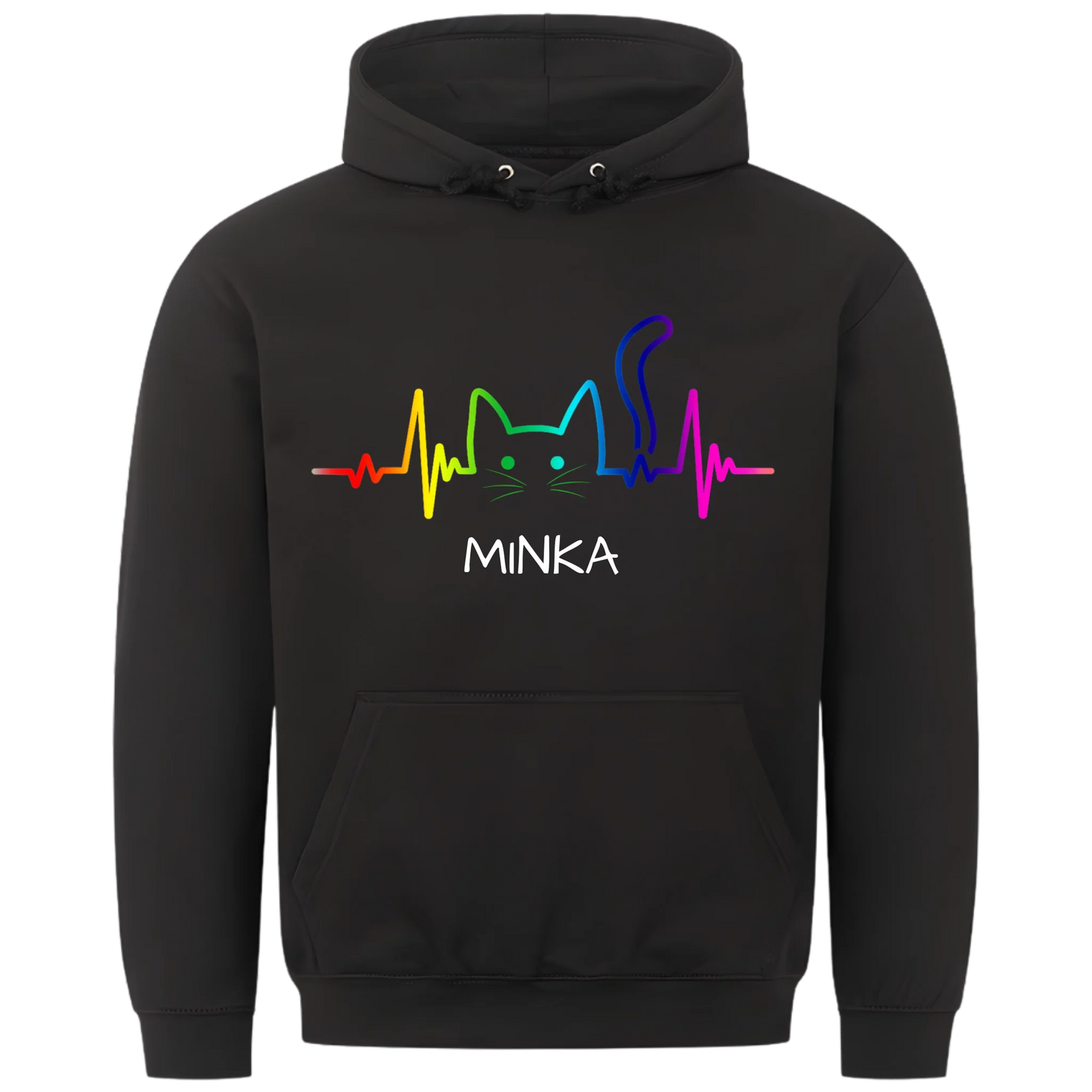 1000x1000 hoodie Schwarz vorne