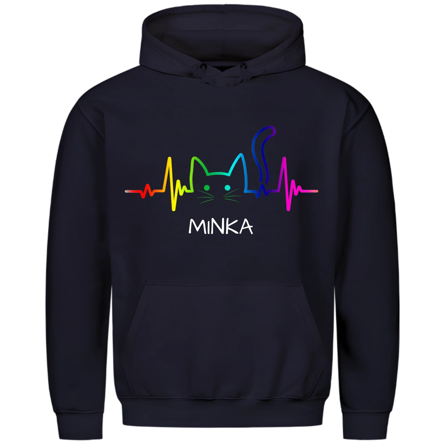 1000x1000 hoodie Blau vorne