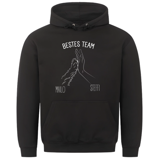 1000x1000 hoodie Schwarz vorne