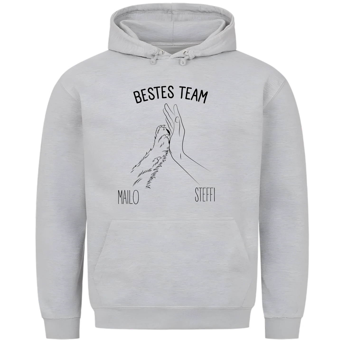 1000x1000 hoodie grau meliert vorne