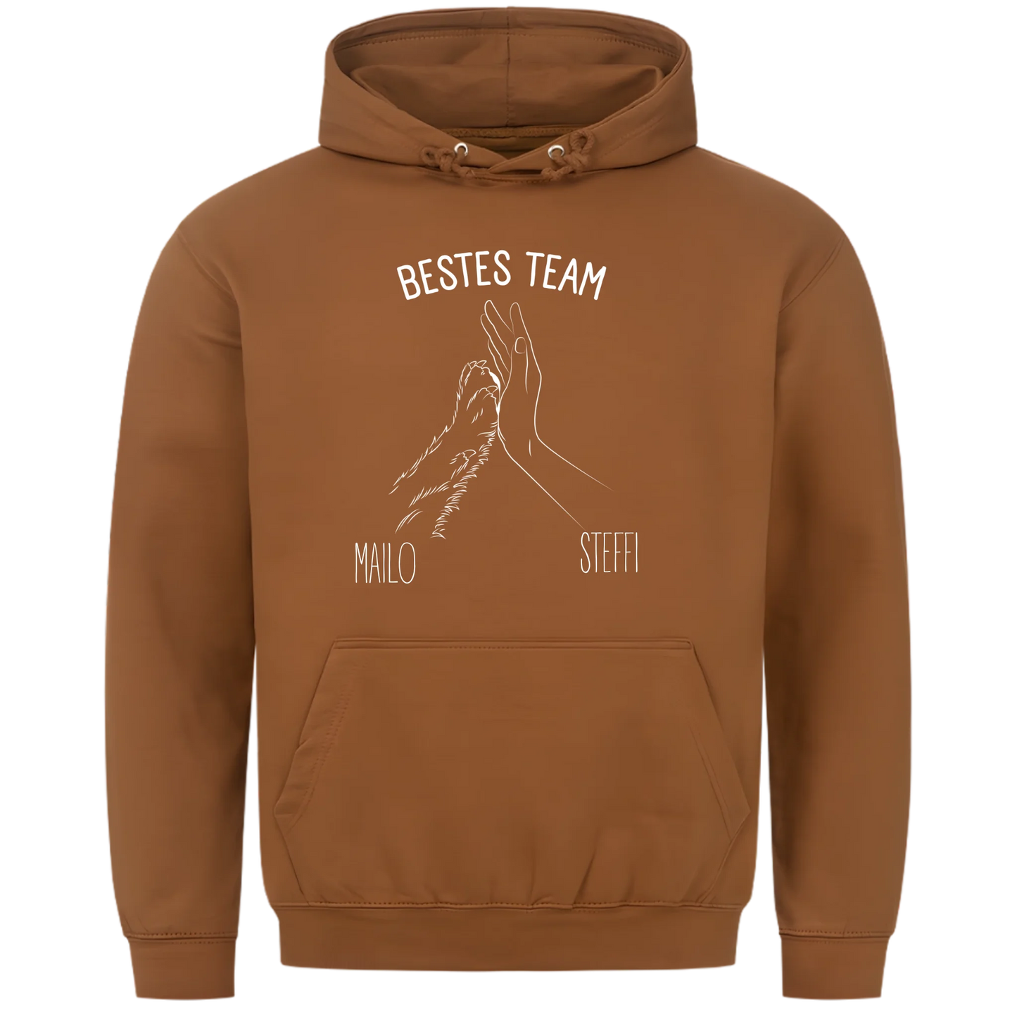 1000x1000 hoodie hellbraun vorne