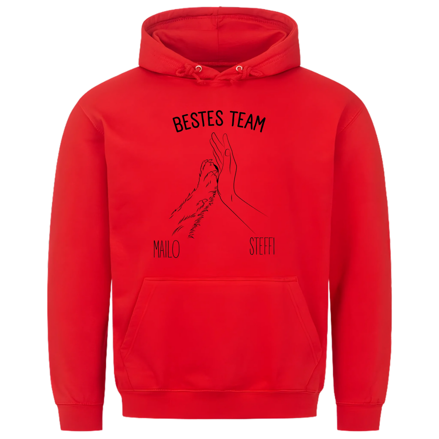 1000x1000 hoodie rot vorne