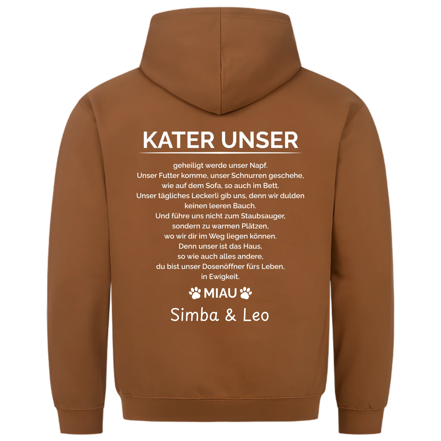 1000x1000 hoodie hellbraun hinten