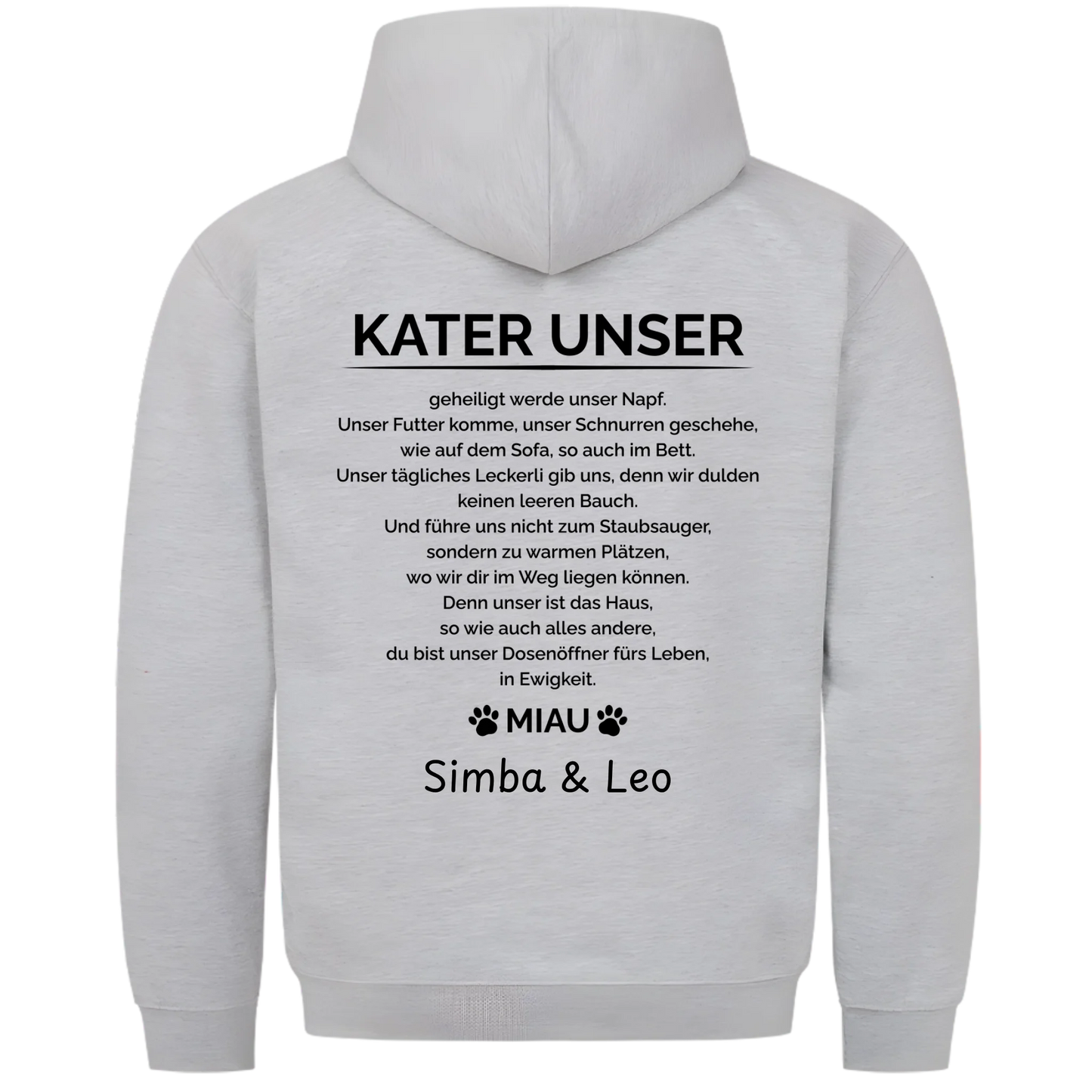 1000x1000 hoodie grau meliert hinten