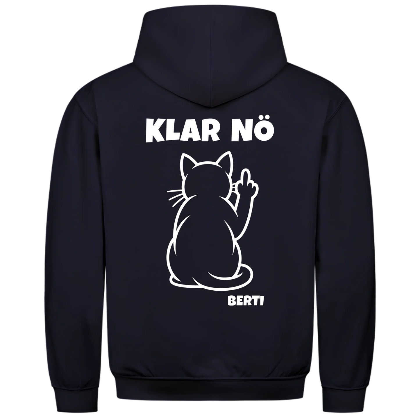 1000x1000 hoodie Blau hinten