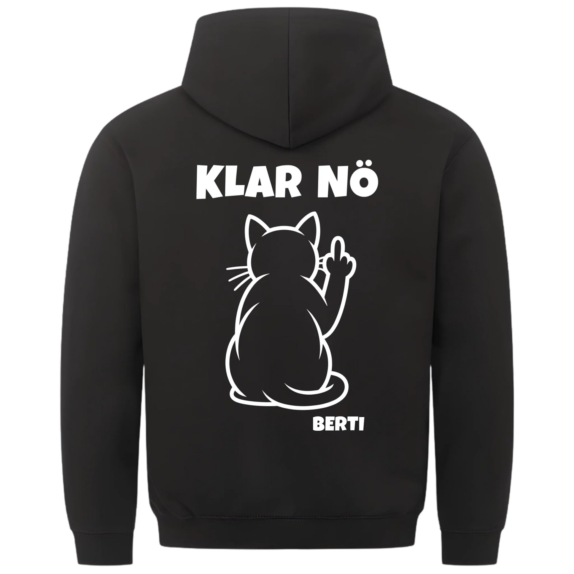 1000x1000 hoodie Schwarz hinten