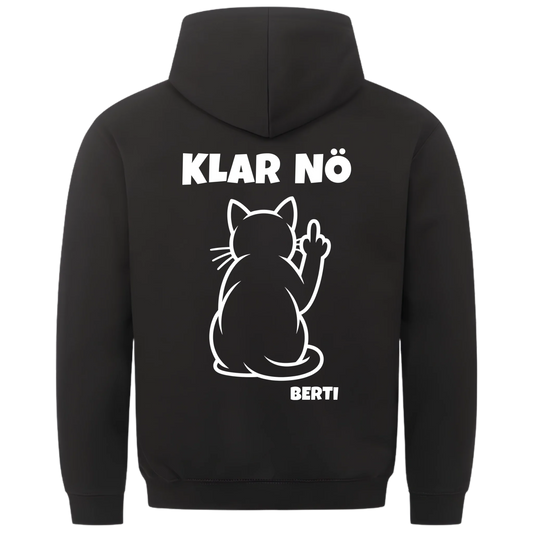 1000x1000 hoodie Schwarz hinten