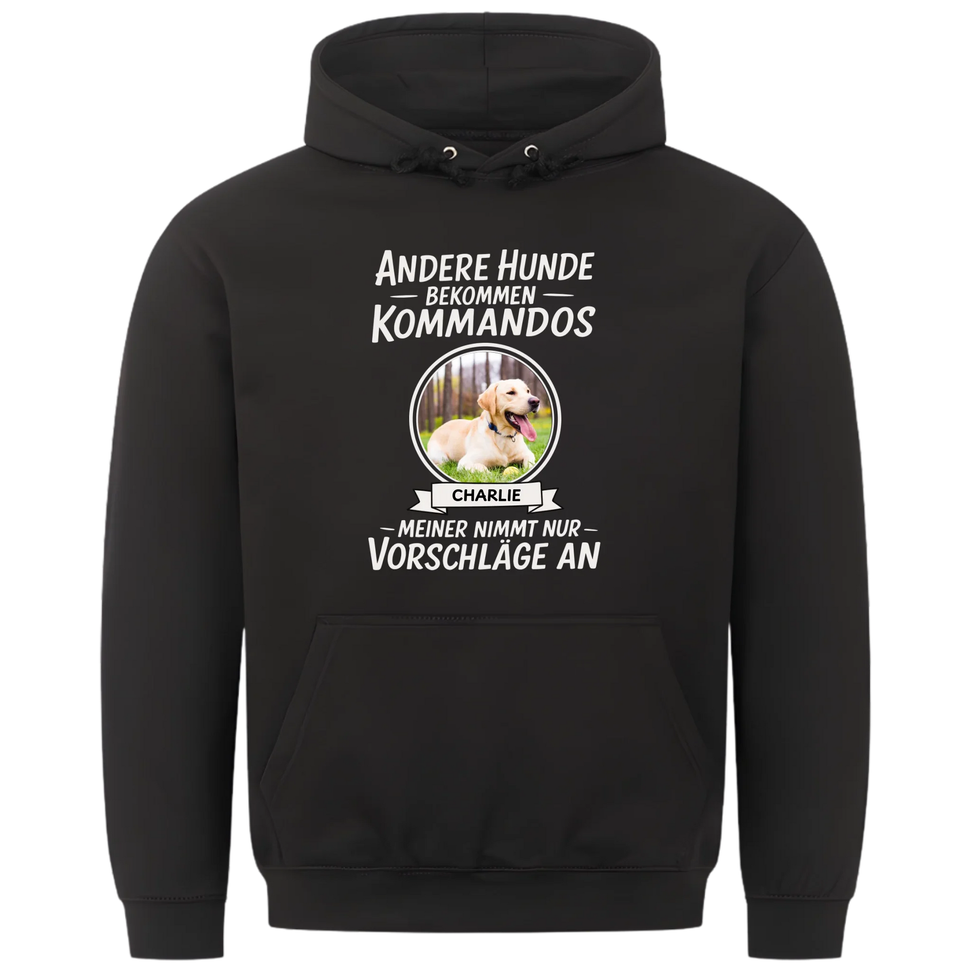 1000x1000 hoodie Schwarz vorne
