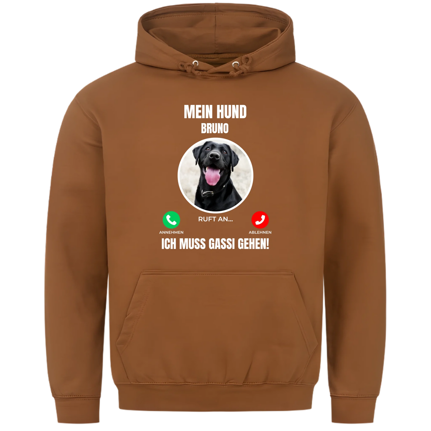 1000x1000 hoodie hellbraun vorne