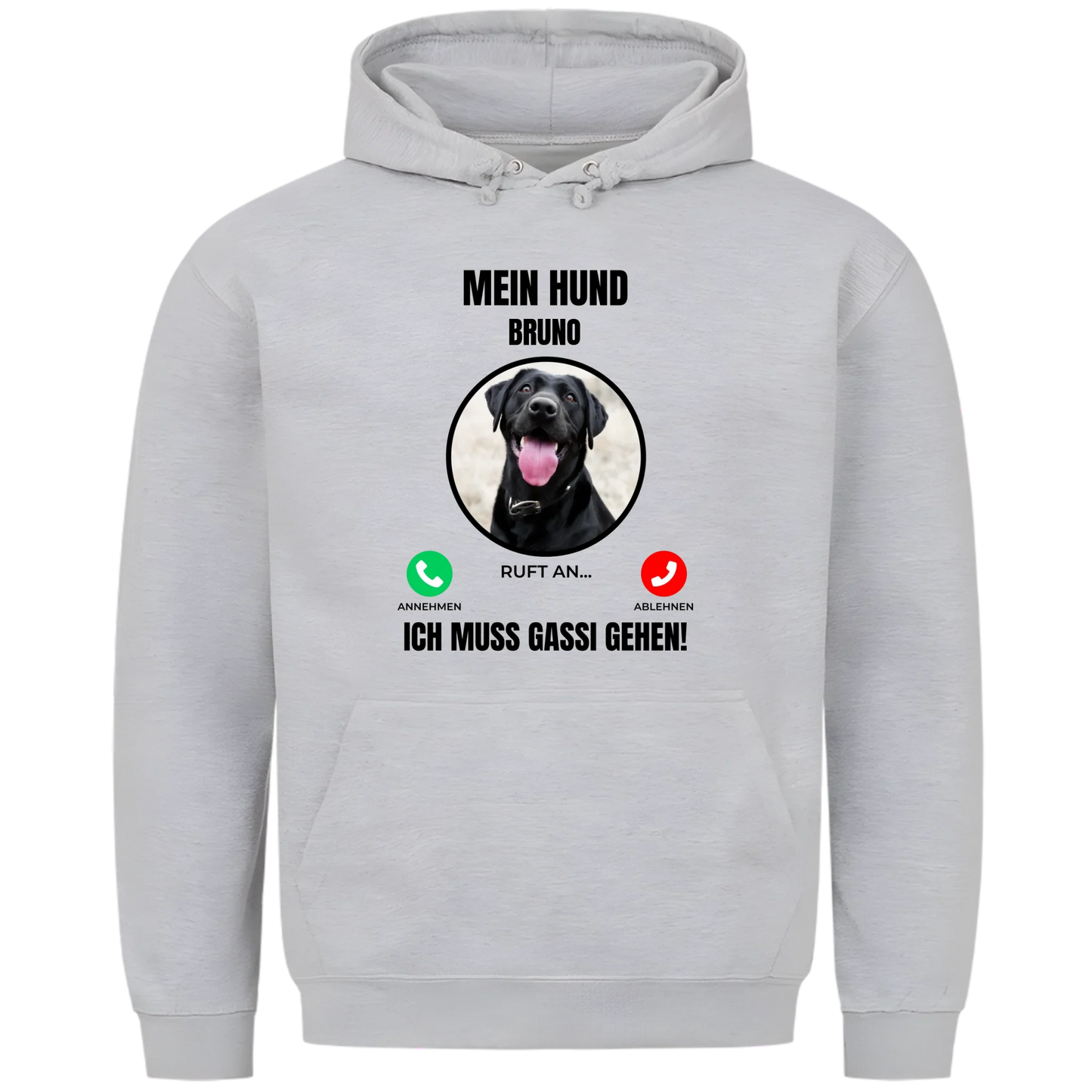 1000x1000 hoodie grau meliert vorne