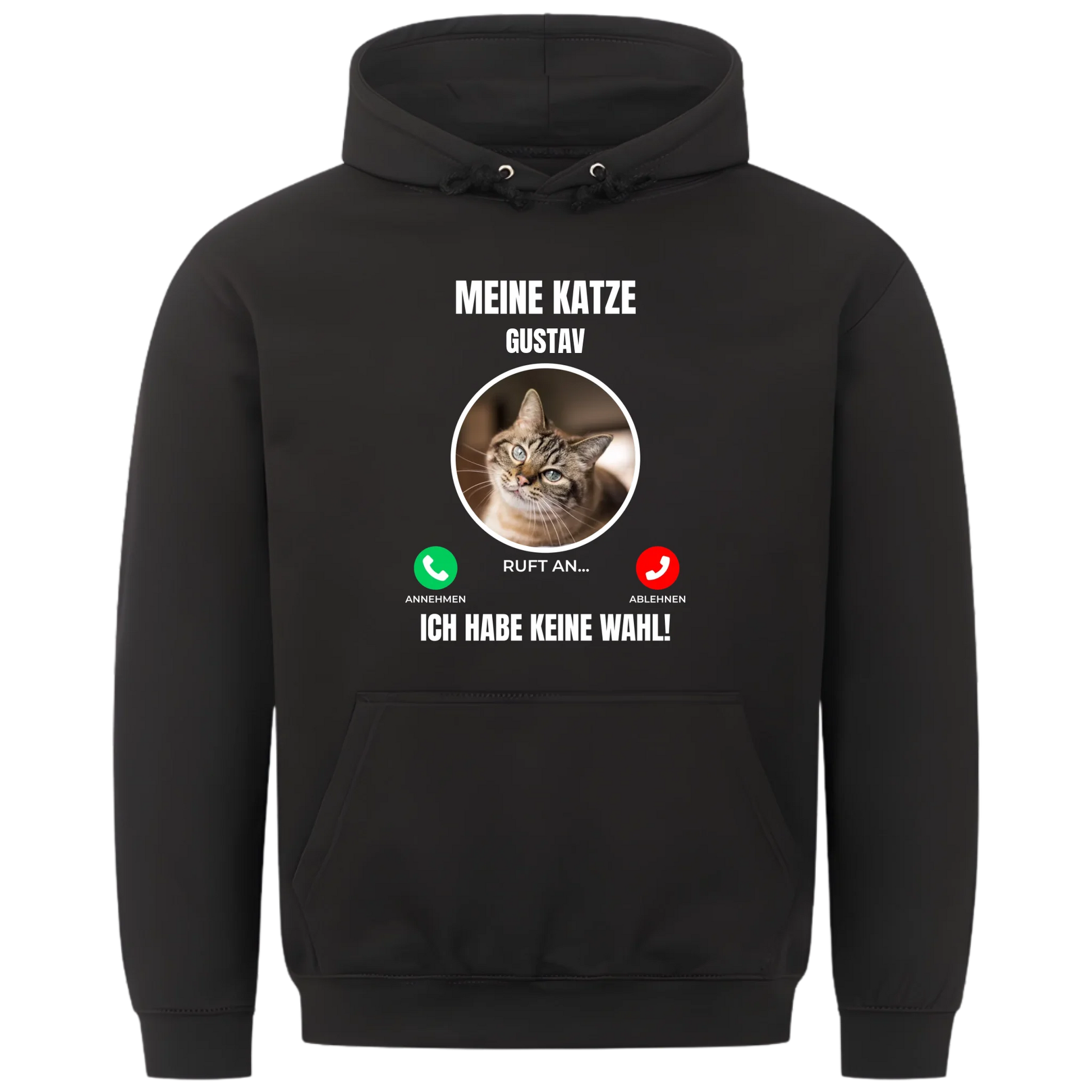 1000x1000 hoodie Schwarz vorne