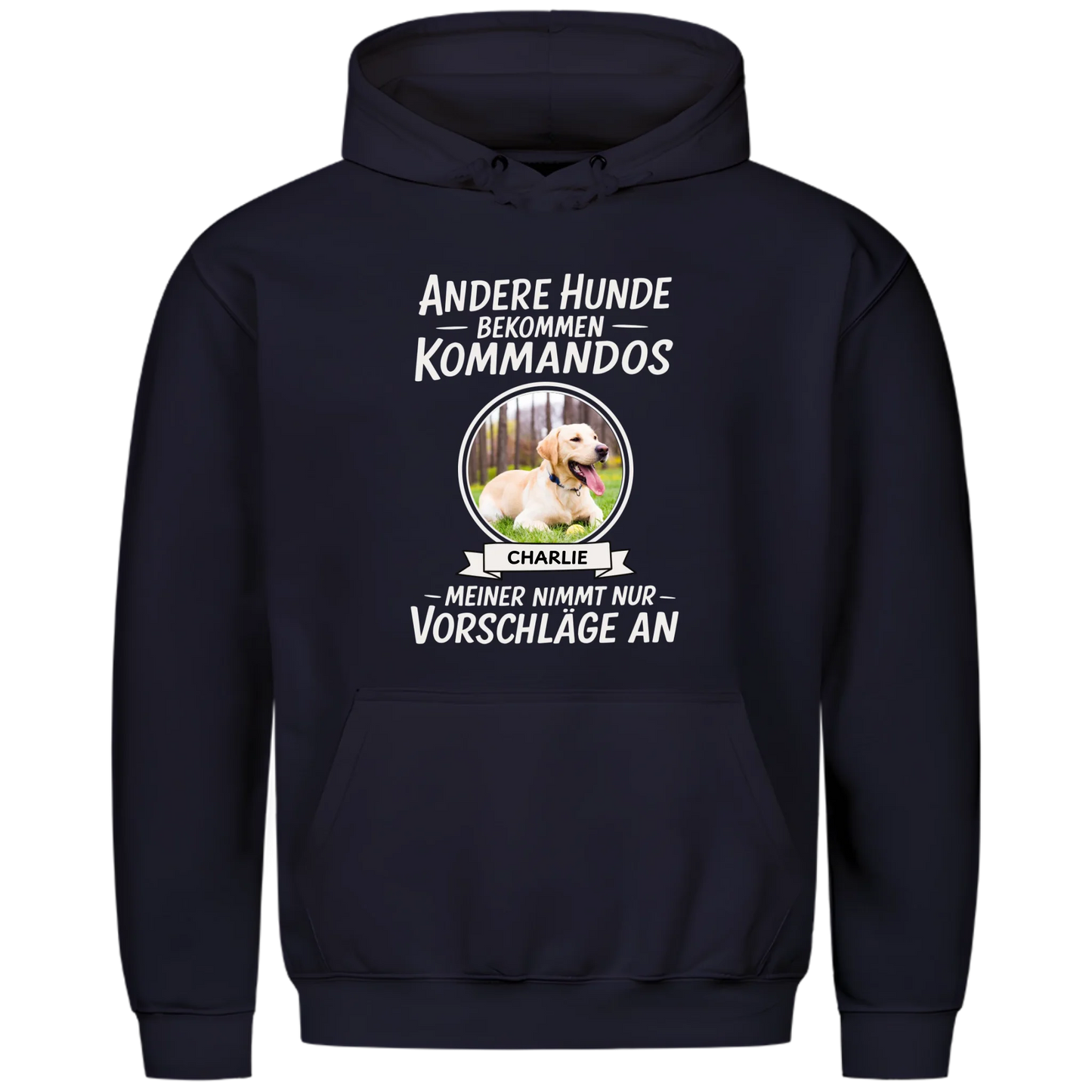 1000x1000 hoodie Blau vorne