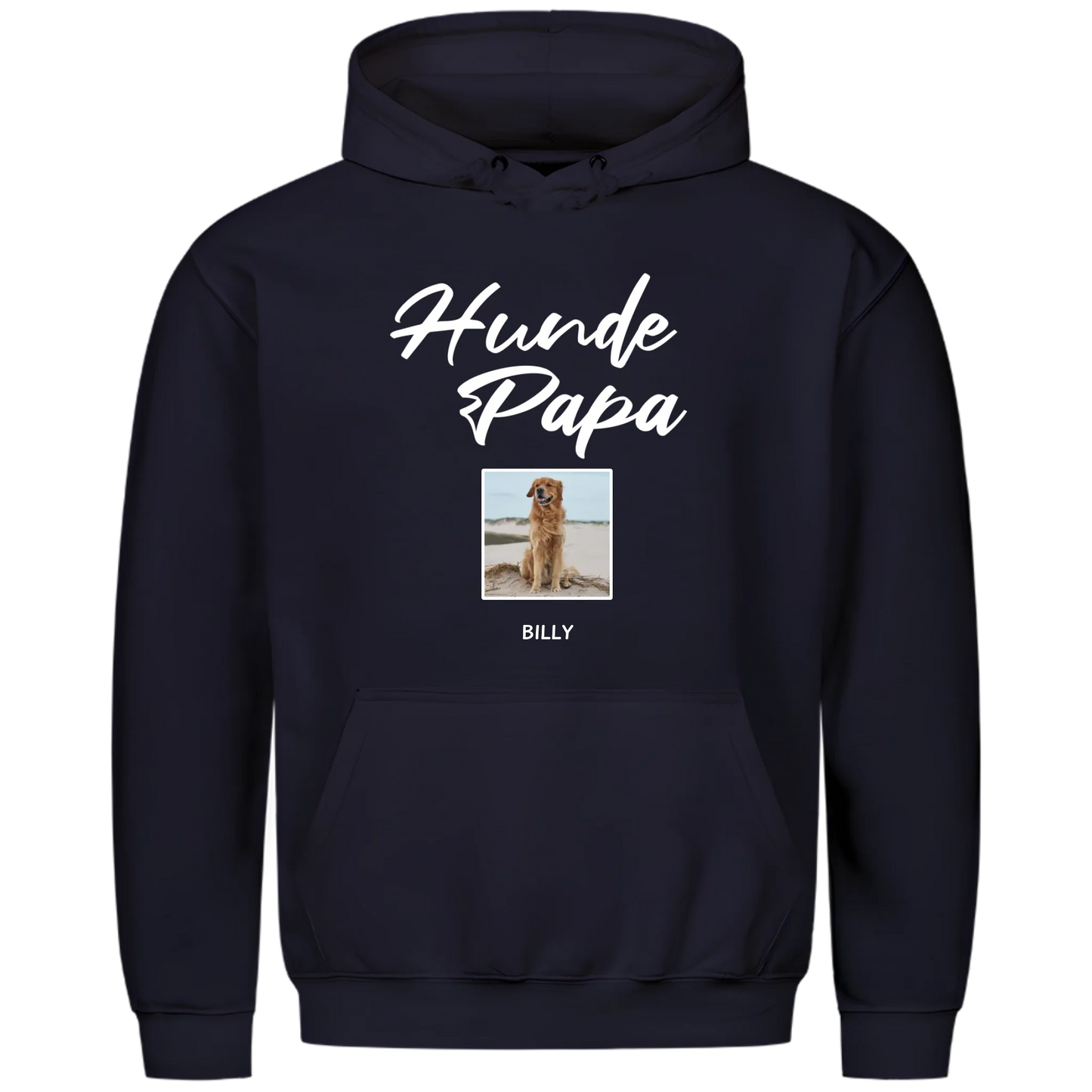 1000x1000 hoodie Blau vorne