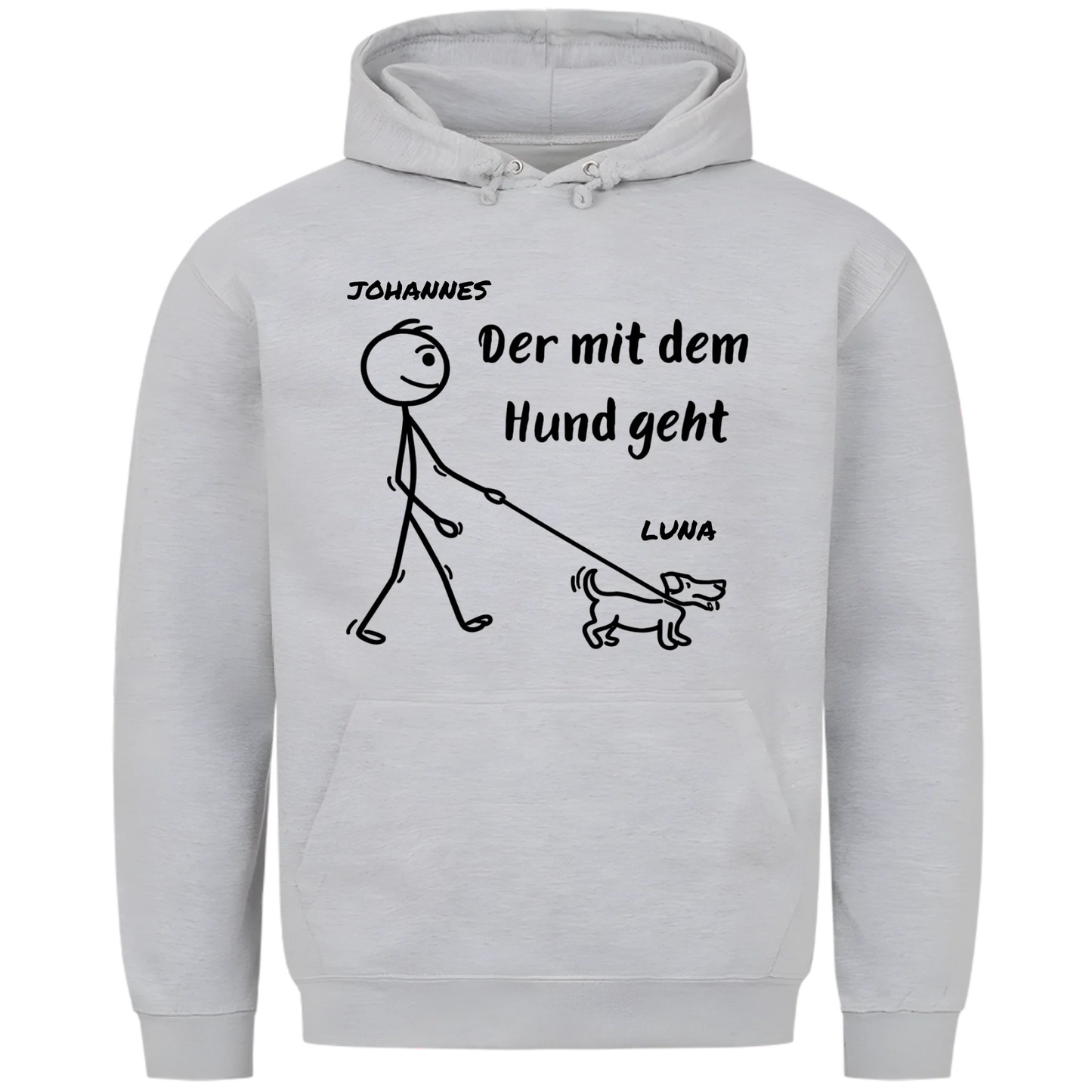 1000x1000 hoodie grau meliert vorne
