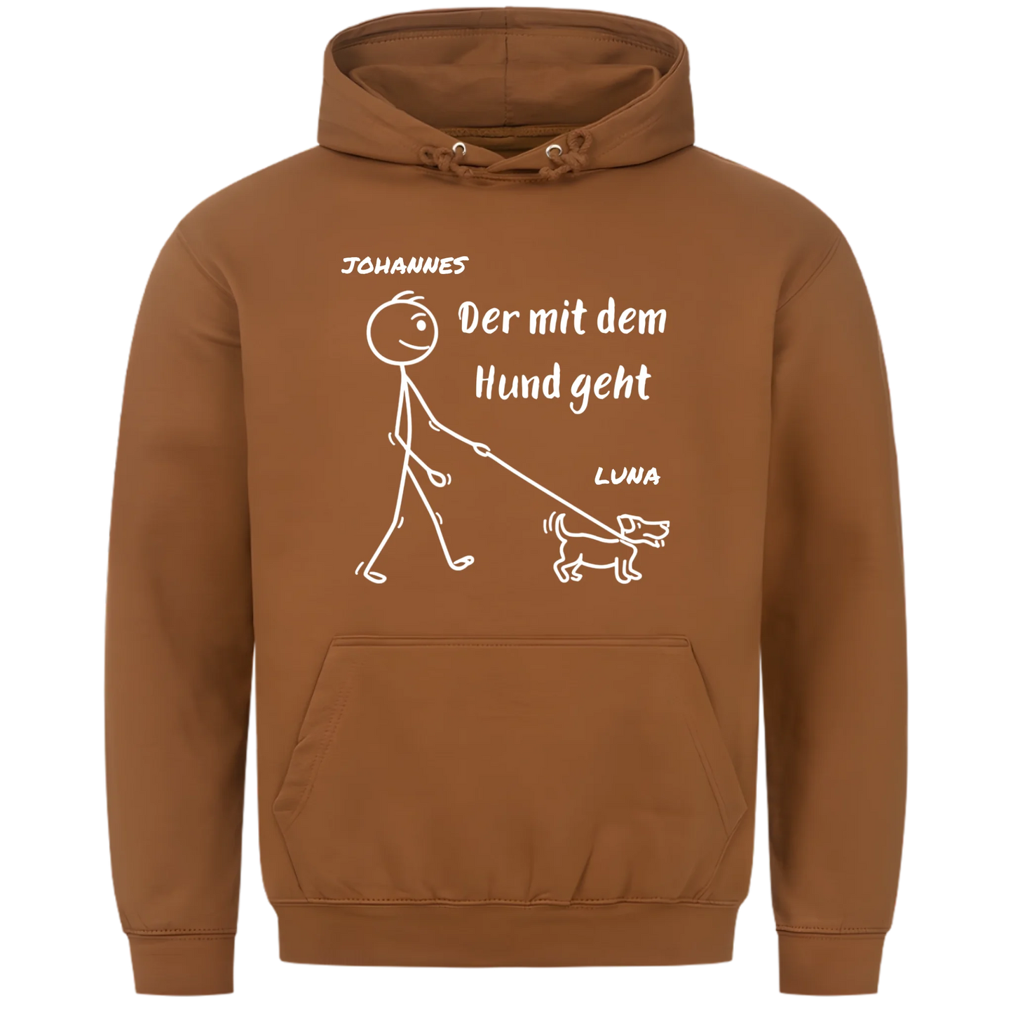 1000x1000 hoodie hellbraun vorne