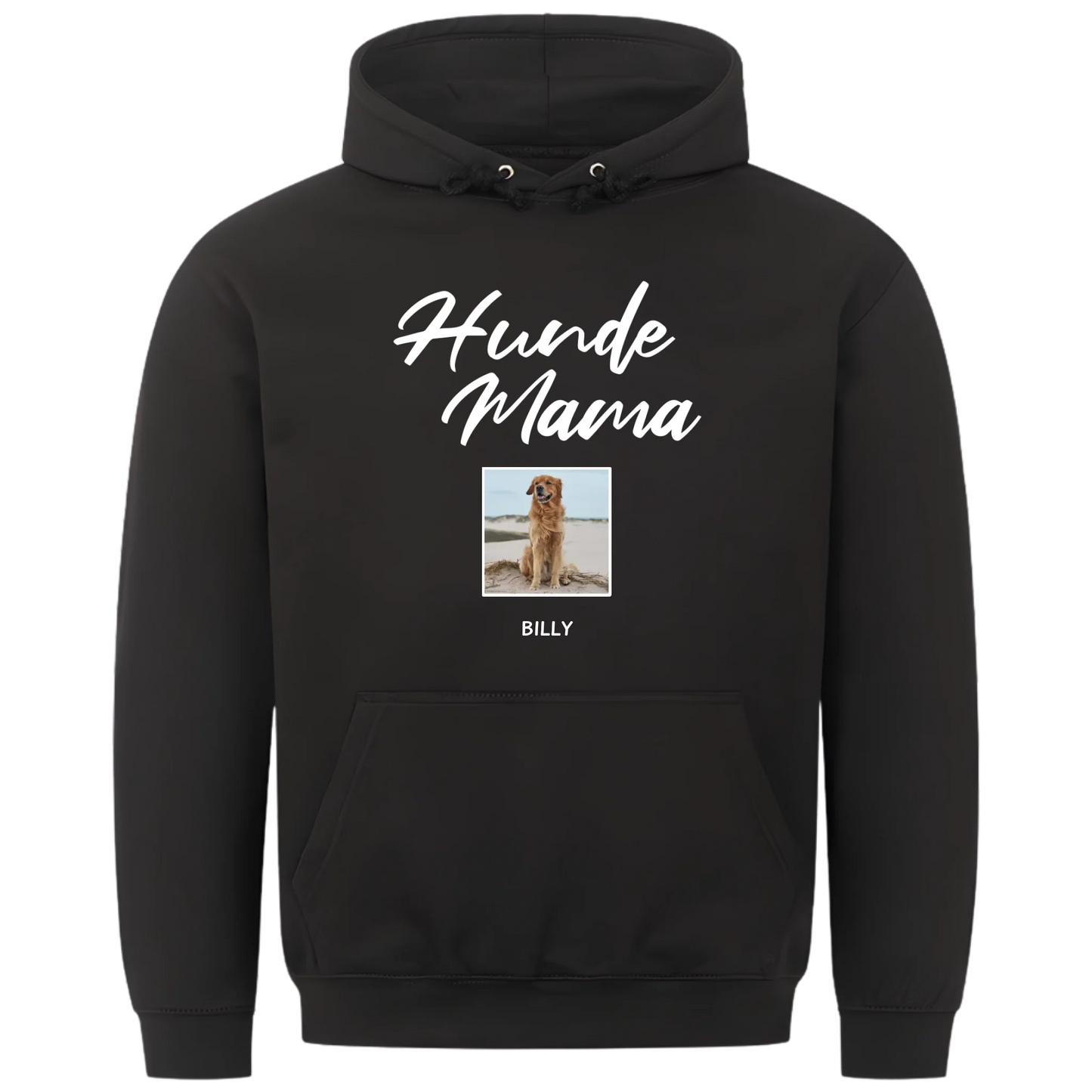 1000x1000 hoodie Schwarz vorne