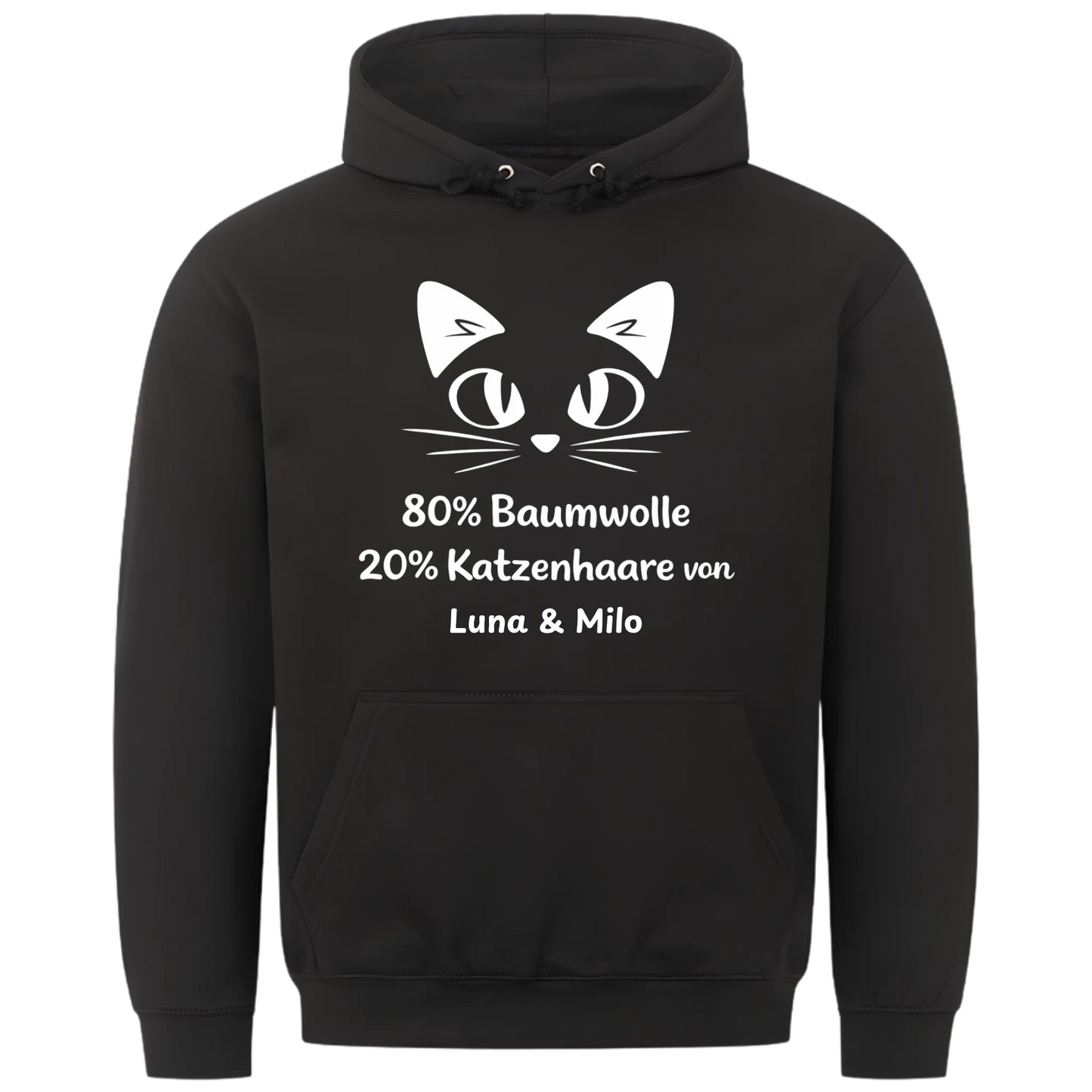 1000x1000 hoodie Schwarz vorne