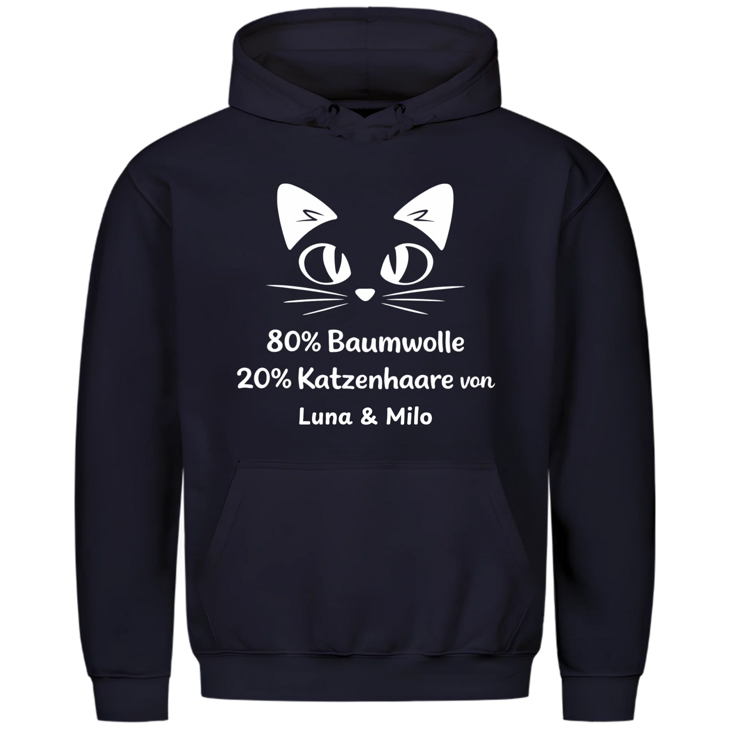 1000x1000 hoodie Blau vorne