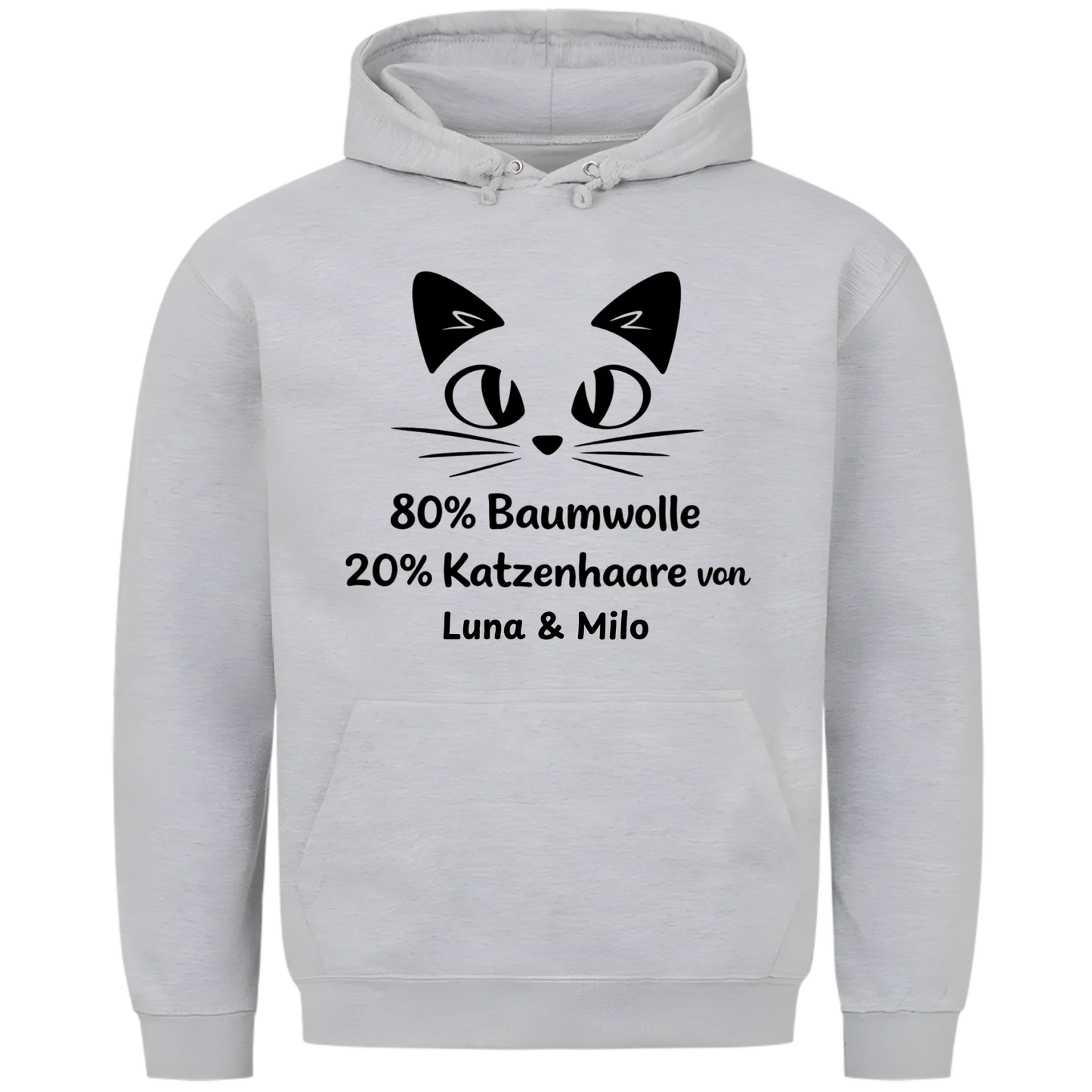 1000x1000 hoodie grau meliert vorne
