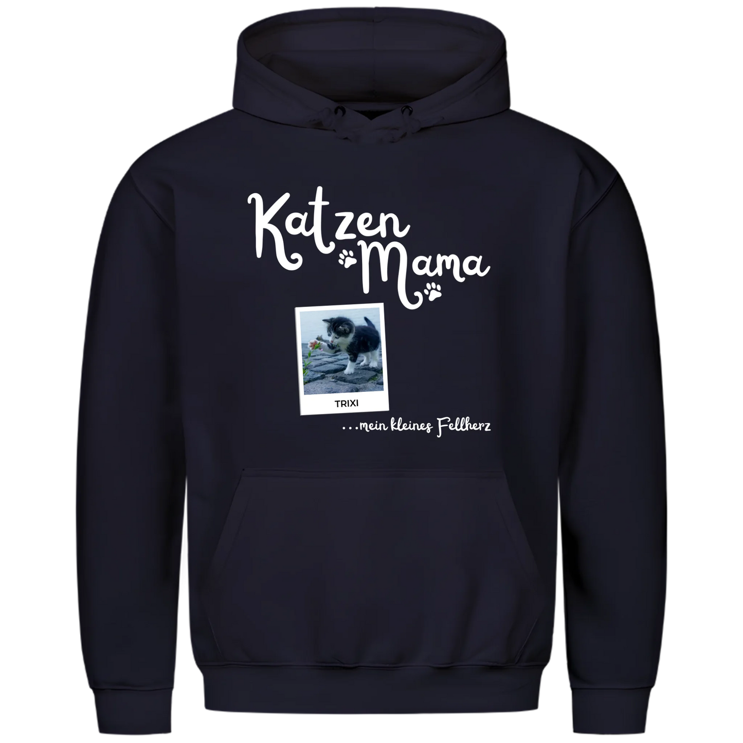 1000x1000 hoodie Blau vorne
