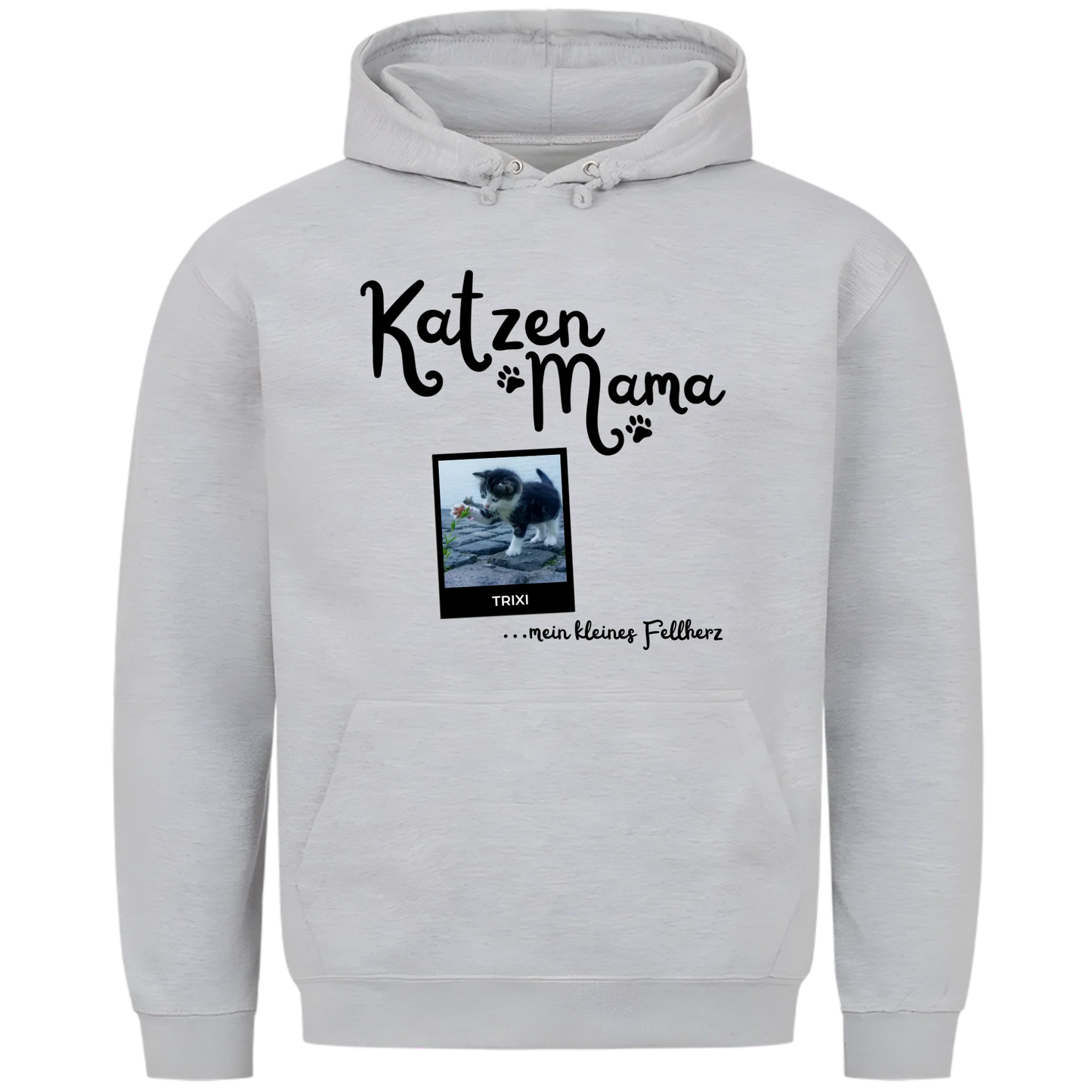 1000x1000 hoodie grau meliert vorne