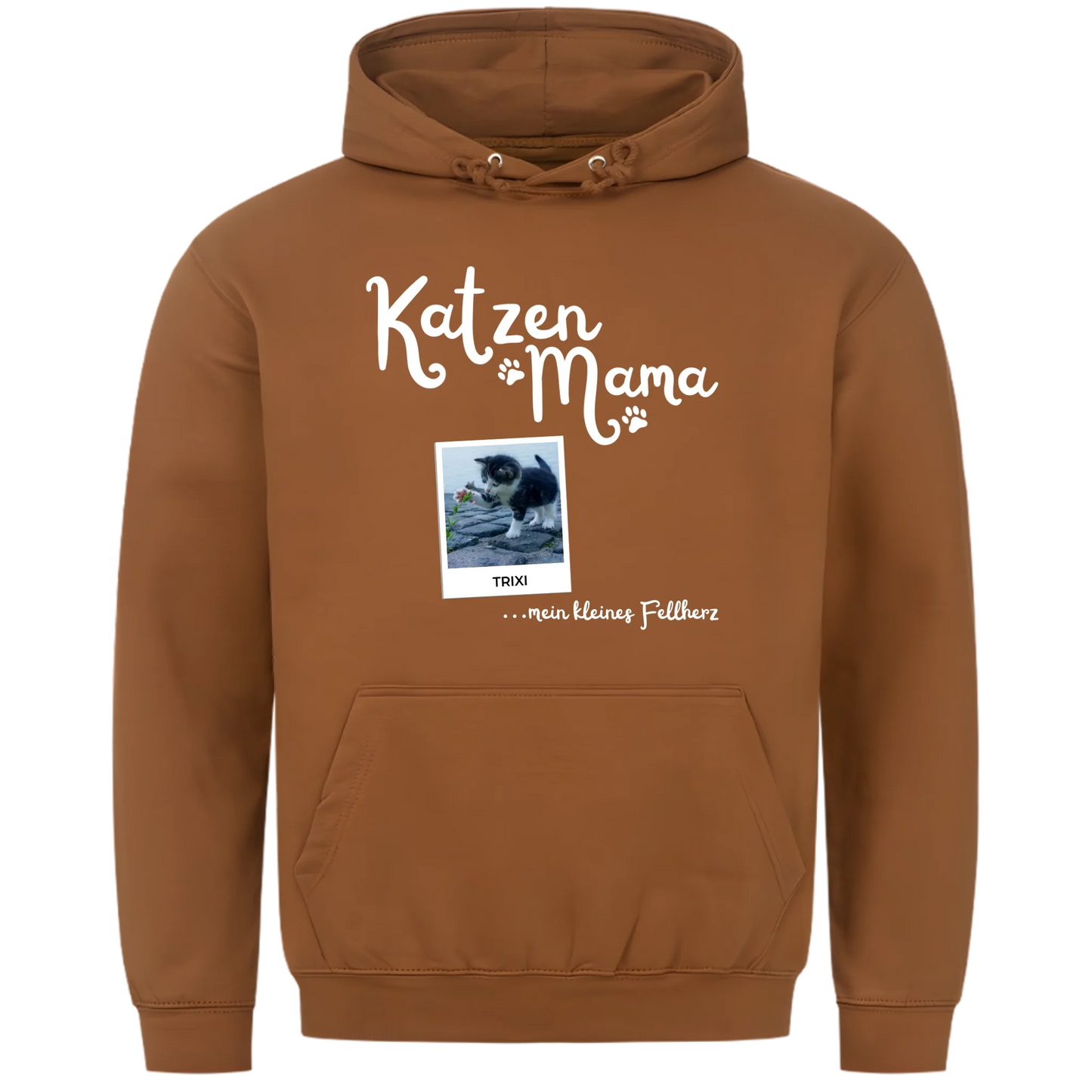 1000x1000 hoodie hellbraun vorne