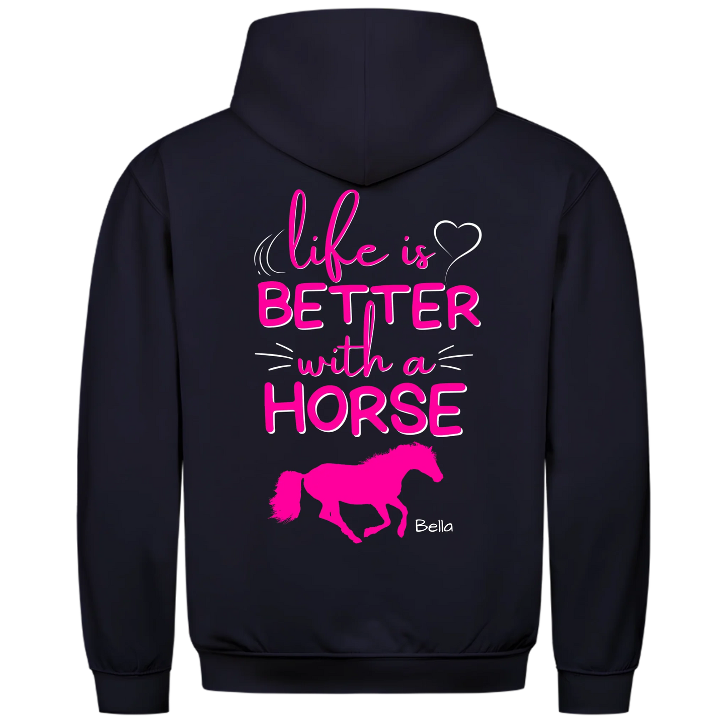 1000x1000 hoodie Blau hinten