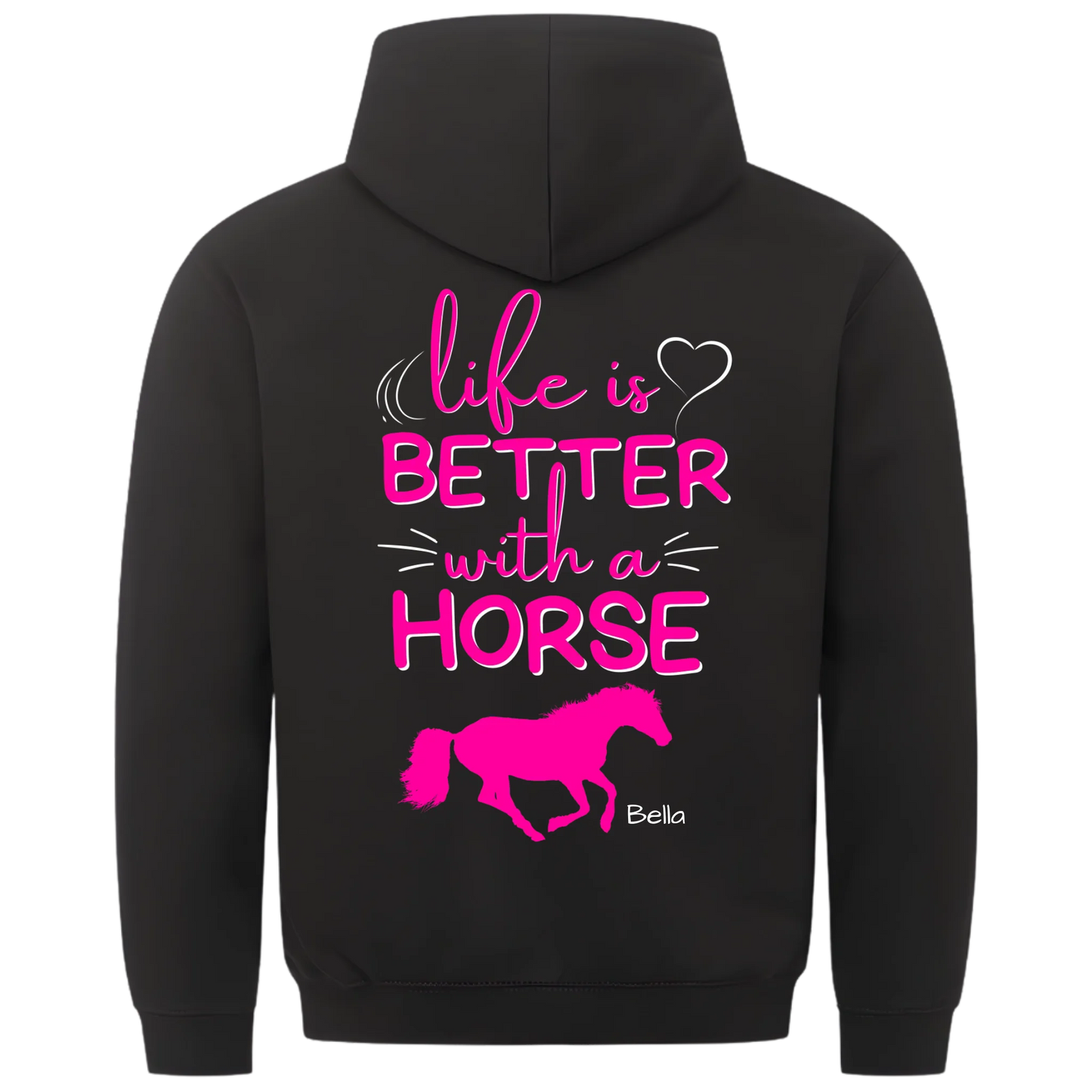 1000x1000 hoodie Schwarz hinten
