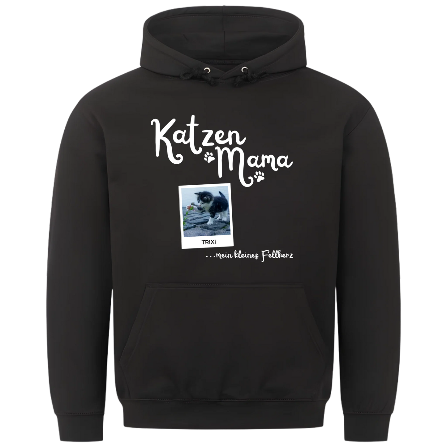 1000x1000 hoodie Schwarz vorne