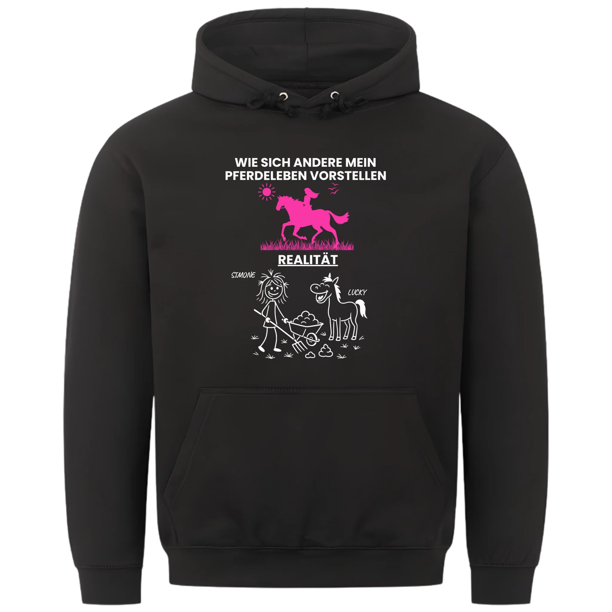 1000x1000 hoodie Schwarz vorne