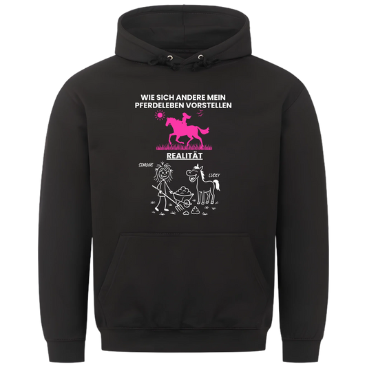 1000x1000 hoodie Schwarz vorne