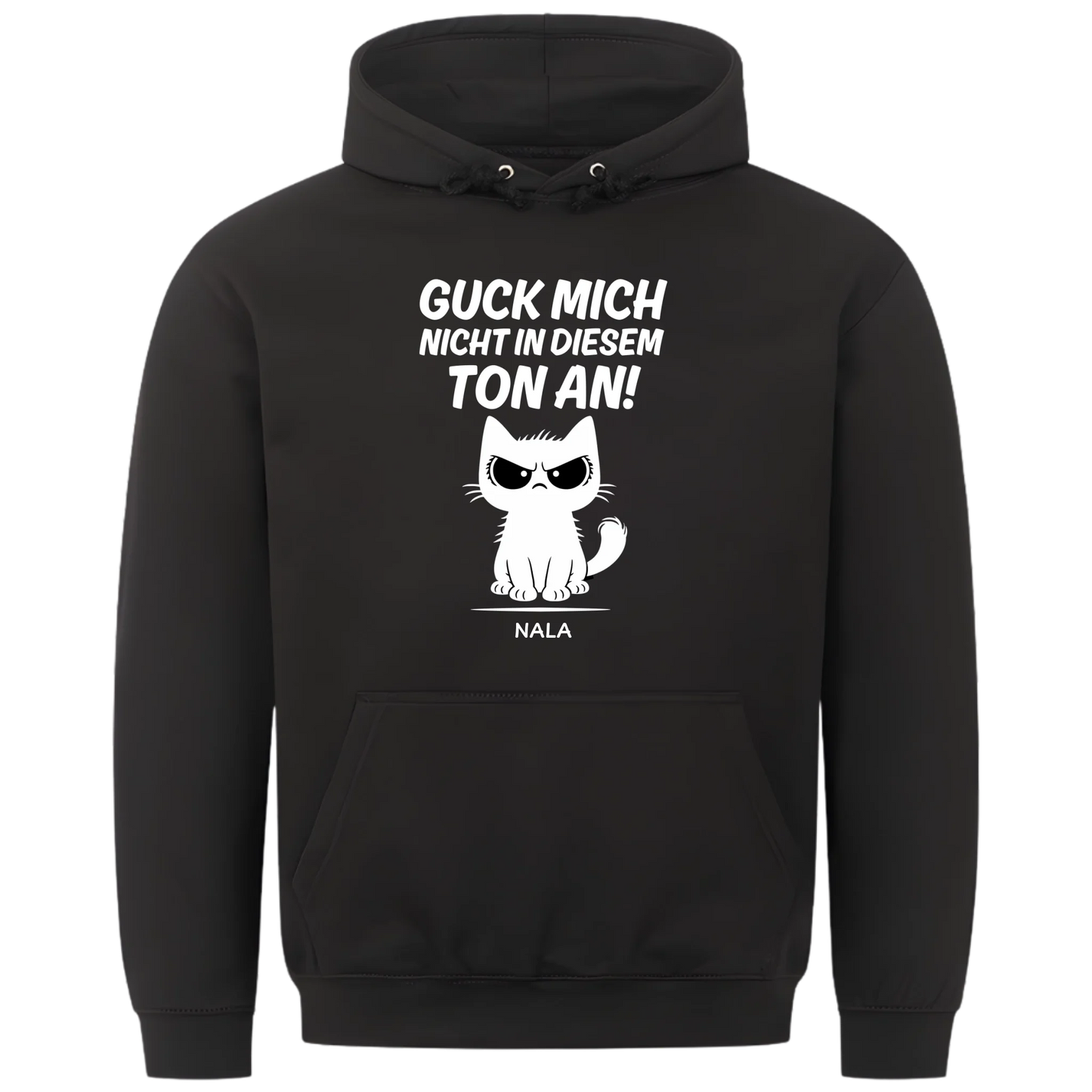 1000x1000 hoodie Schwarz vorne