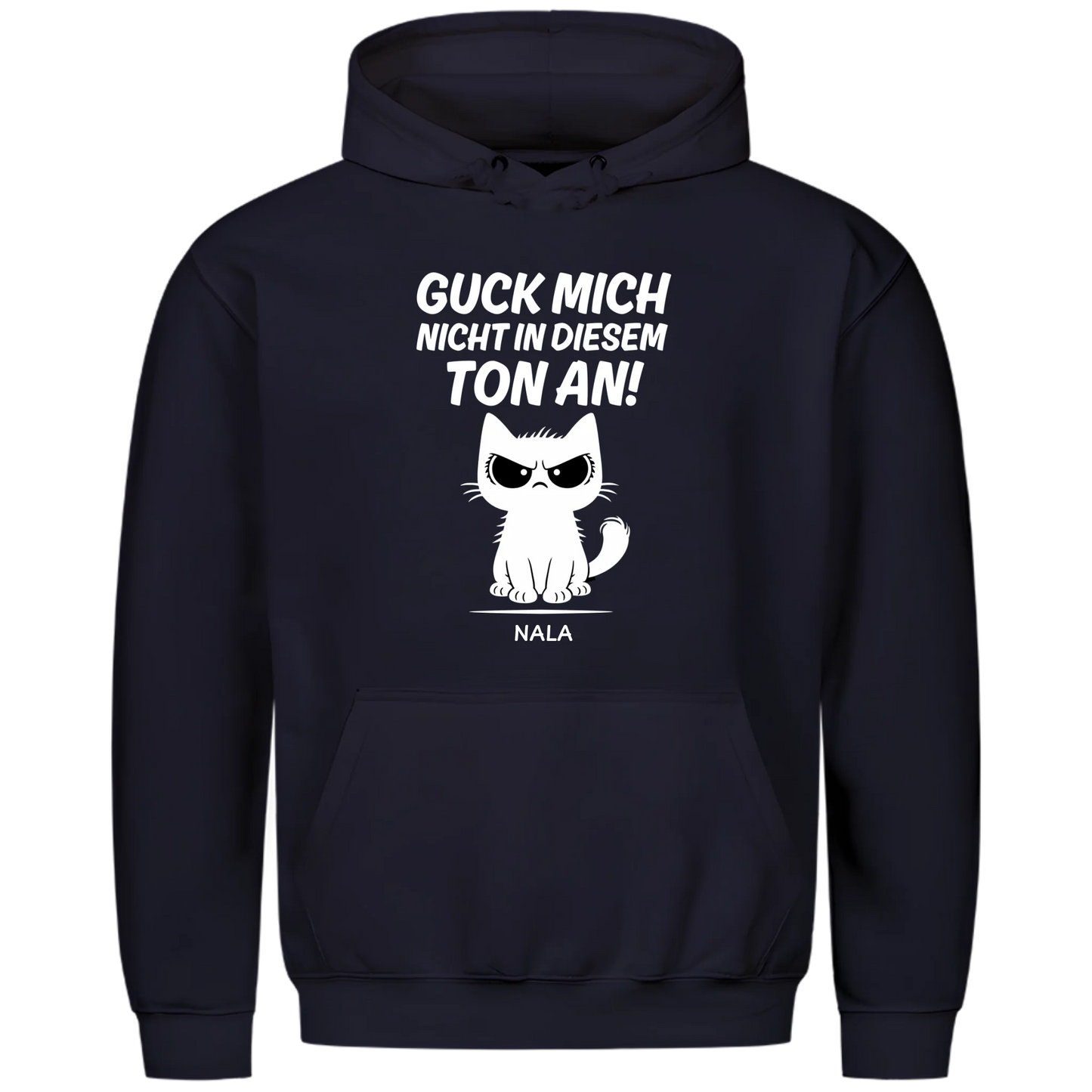 1000x1000 hoodie Blau vorne
