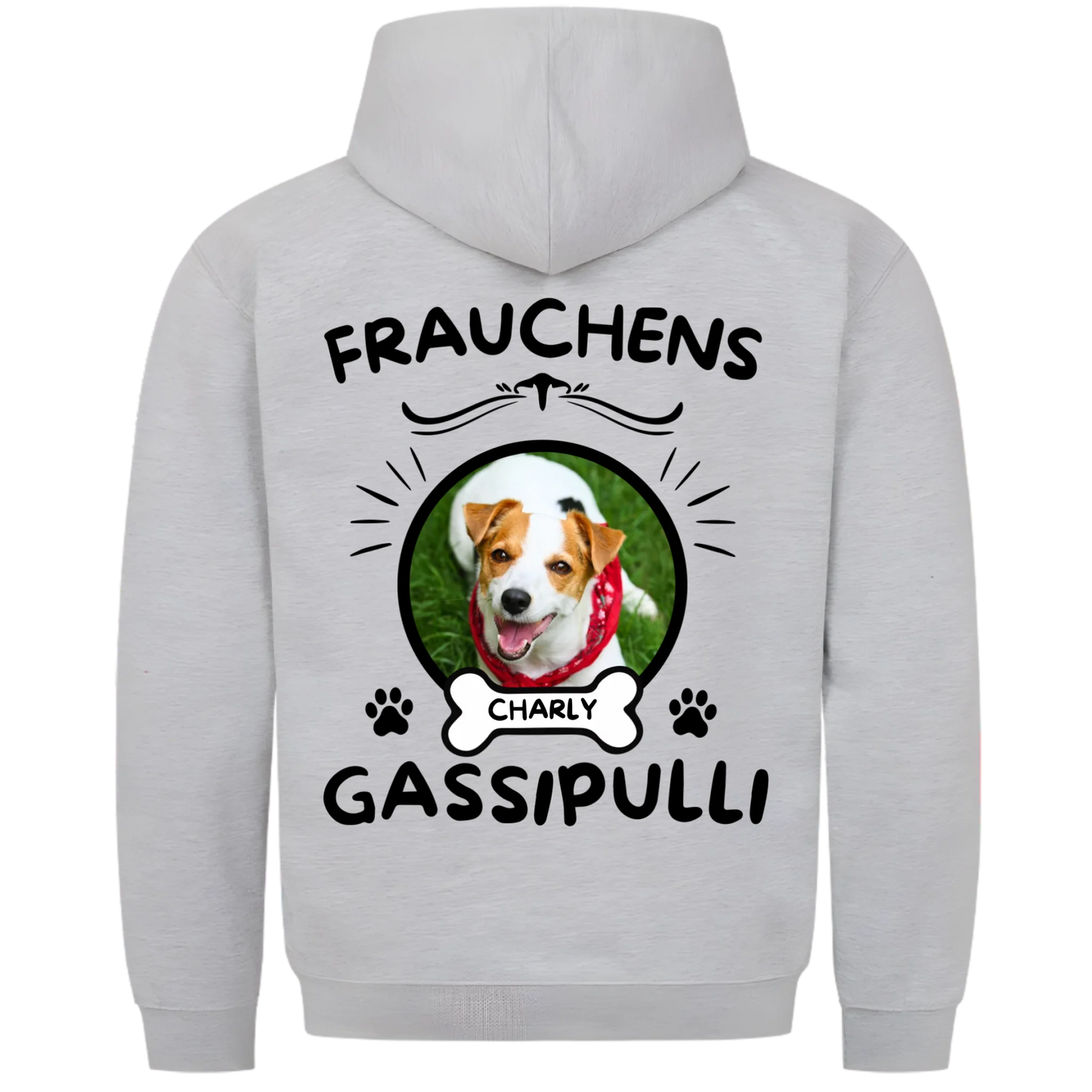 1000x1000 hoodie grau meliert hinten