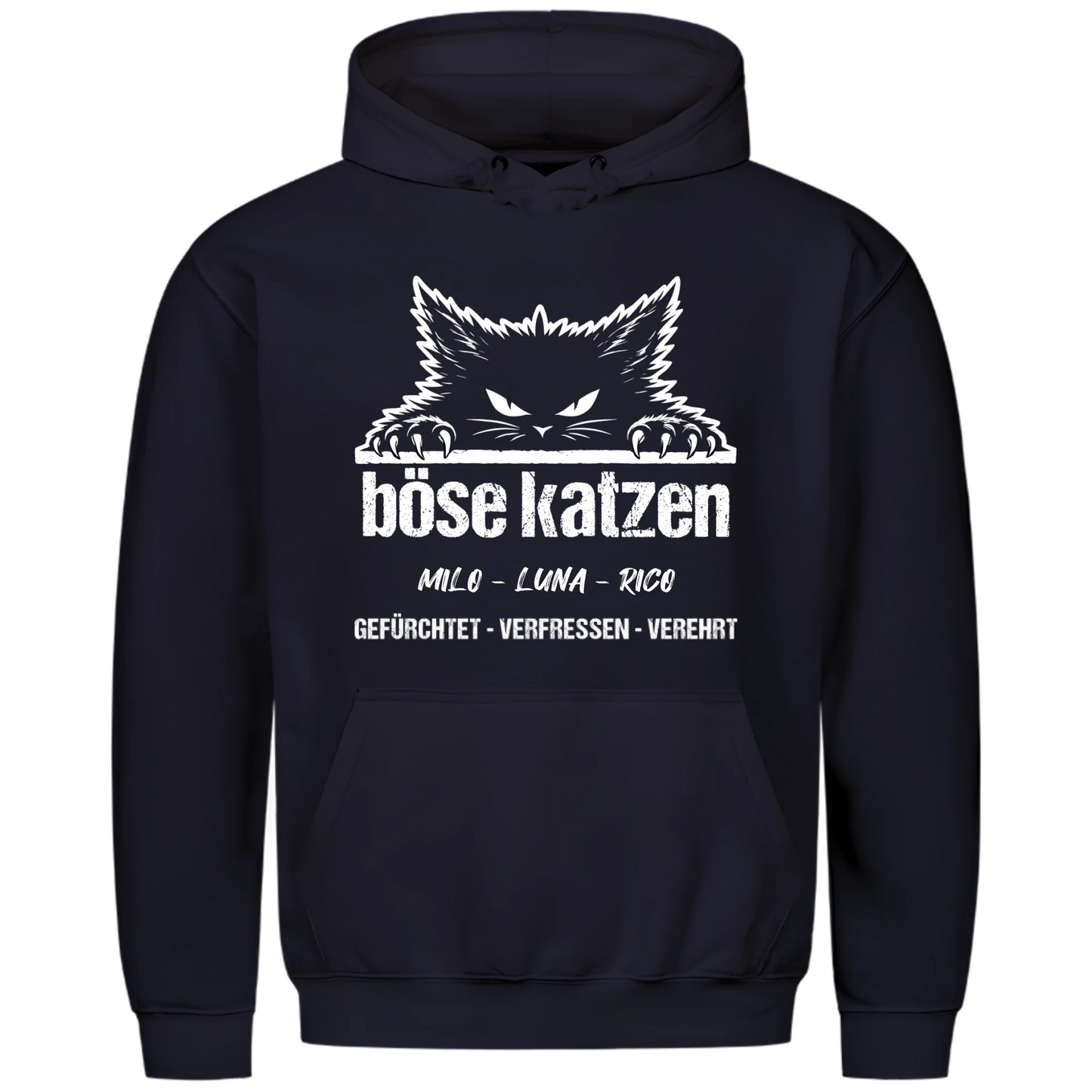 1000x1000 hoodie Blau vorne