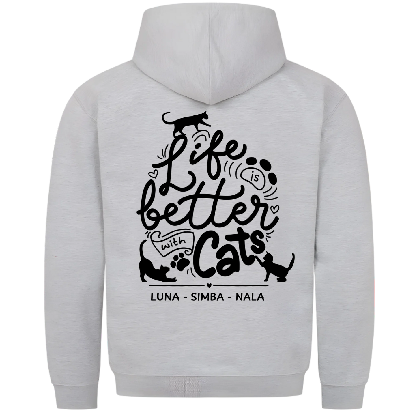 1000x1000 hoodie grau meliert hinten